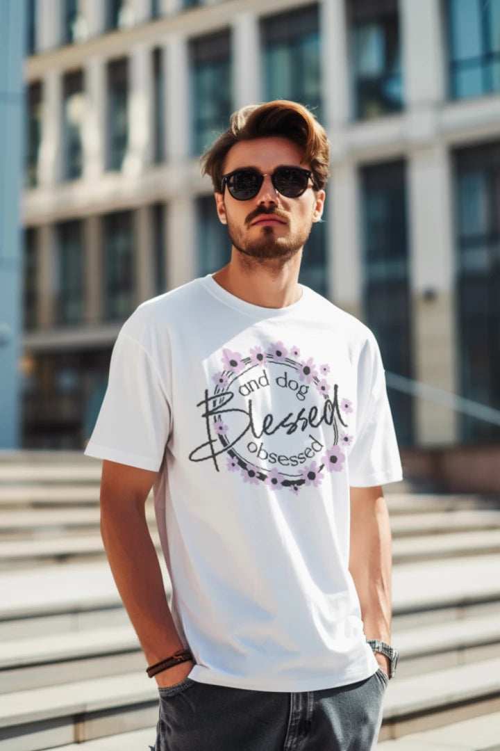 Blessed Dog Obsessed T-Shirt - Proud Dog Parent Lifestyle
