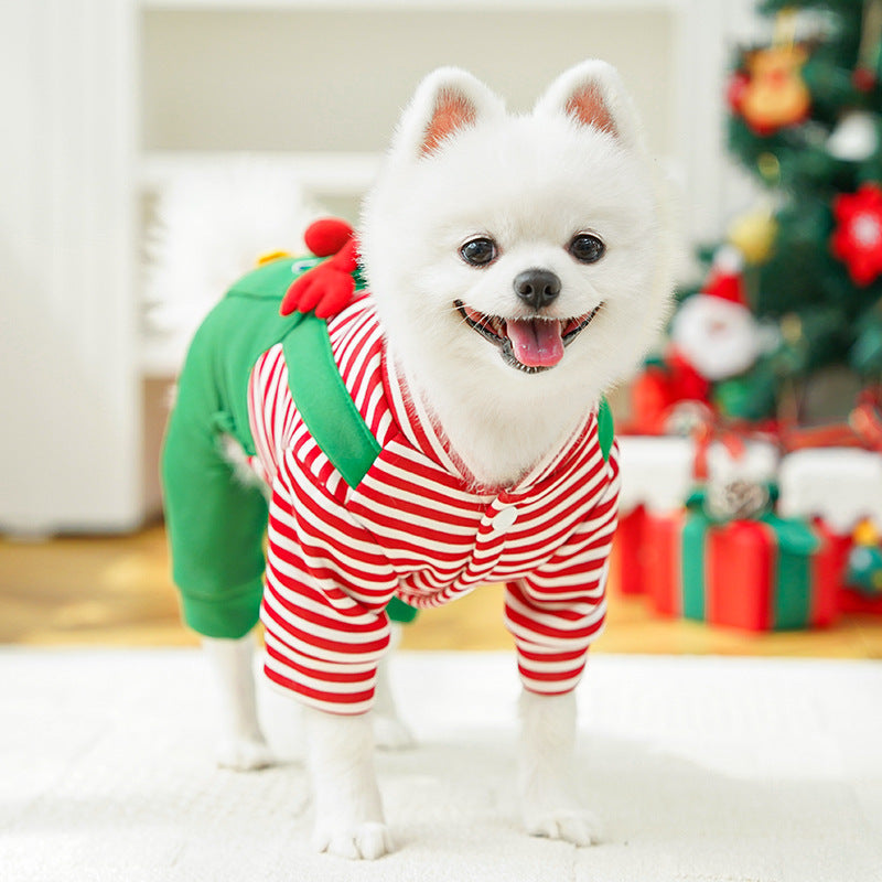 Christmas Reindeer Pet Costume - Dog & Cat Holiday Outfit