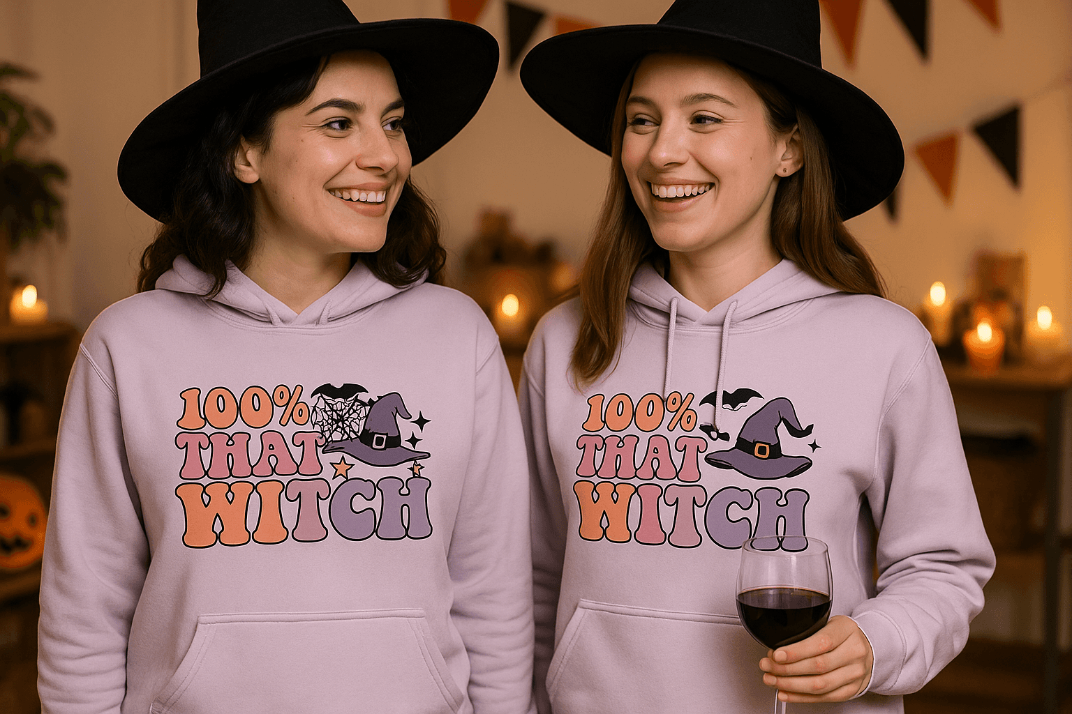 100 Percent That Witch Hoodie Sweatshirt - Witchy Pride Style