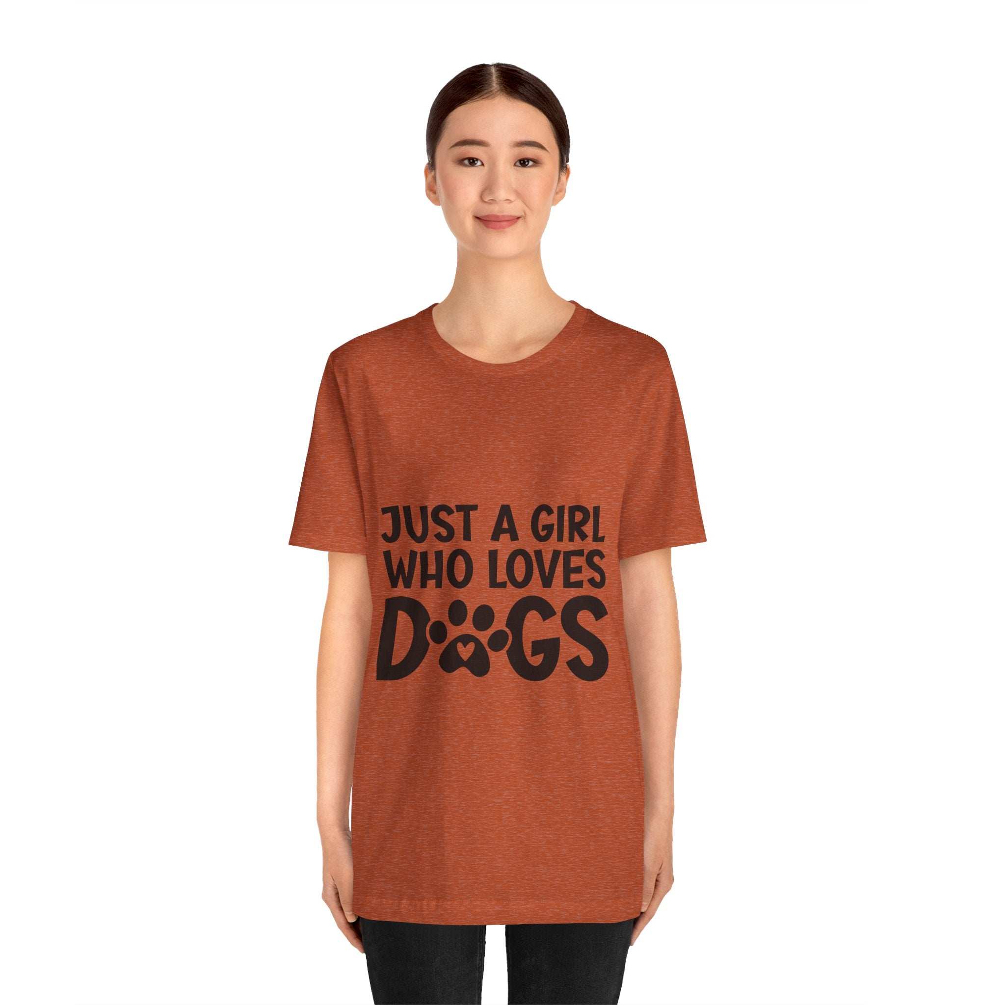 Dog Lover Unisex Tee - Just a Girl Who Loves Dogs