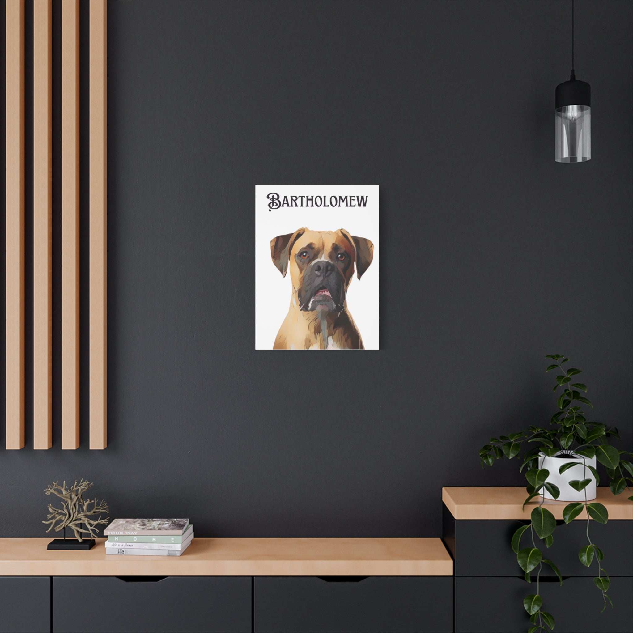 PAW-sonalized White Canvas Print | Upload Photo~Choose size