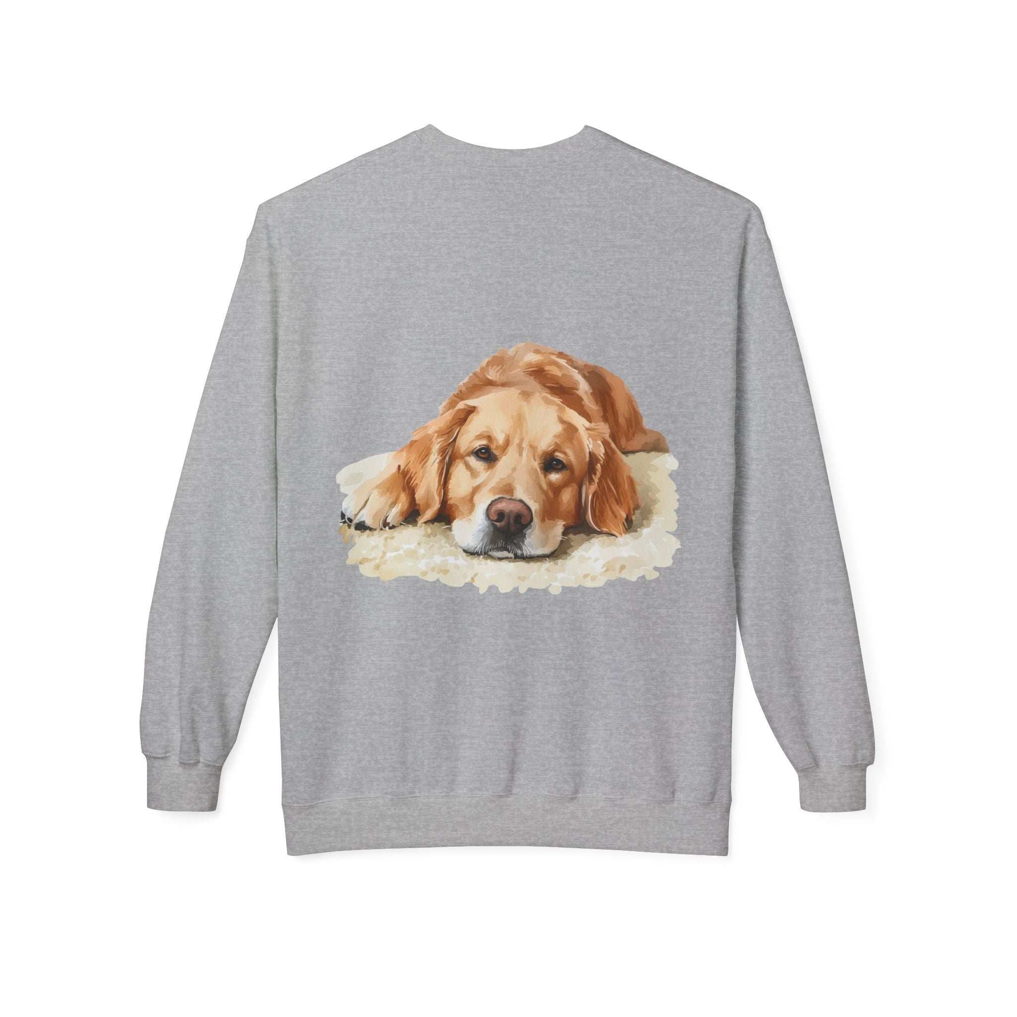 Cozy Golden Retriever Sweatshirt - Naptime Ahead Cloud