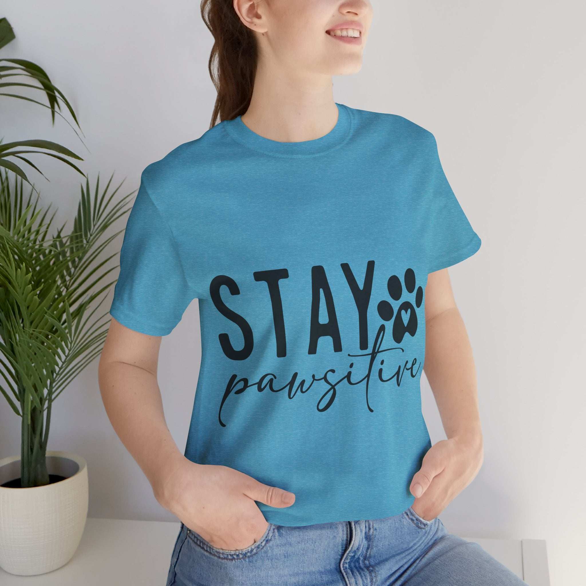 Stay Pawsitive Unisex Tee