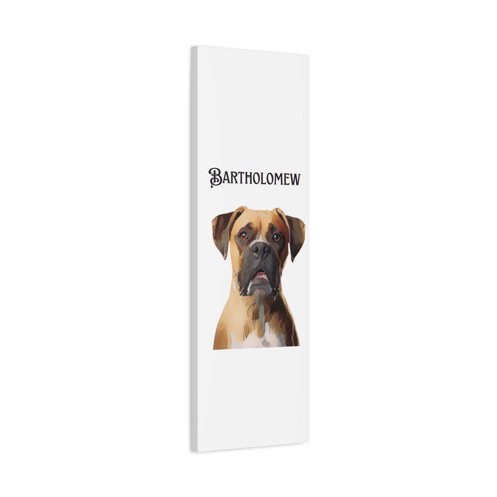 PAW-sonalized White Canvas Print | Upload Photo~Choose size