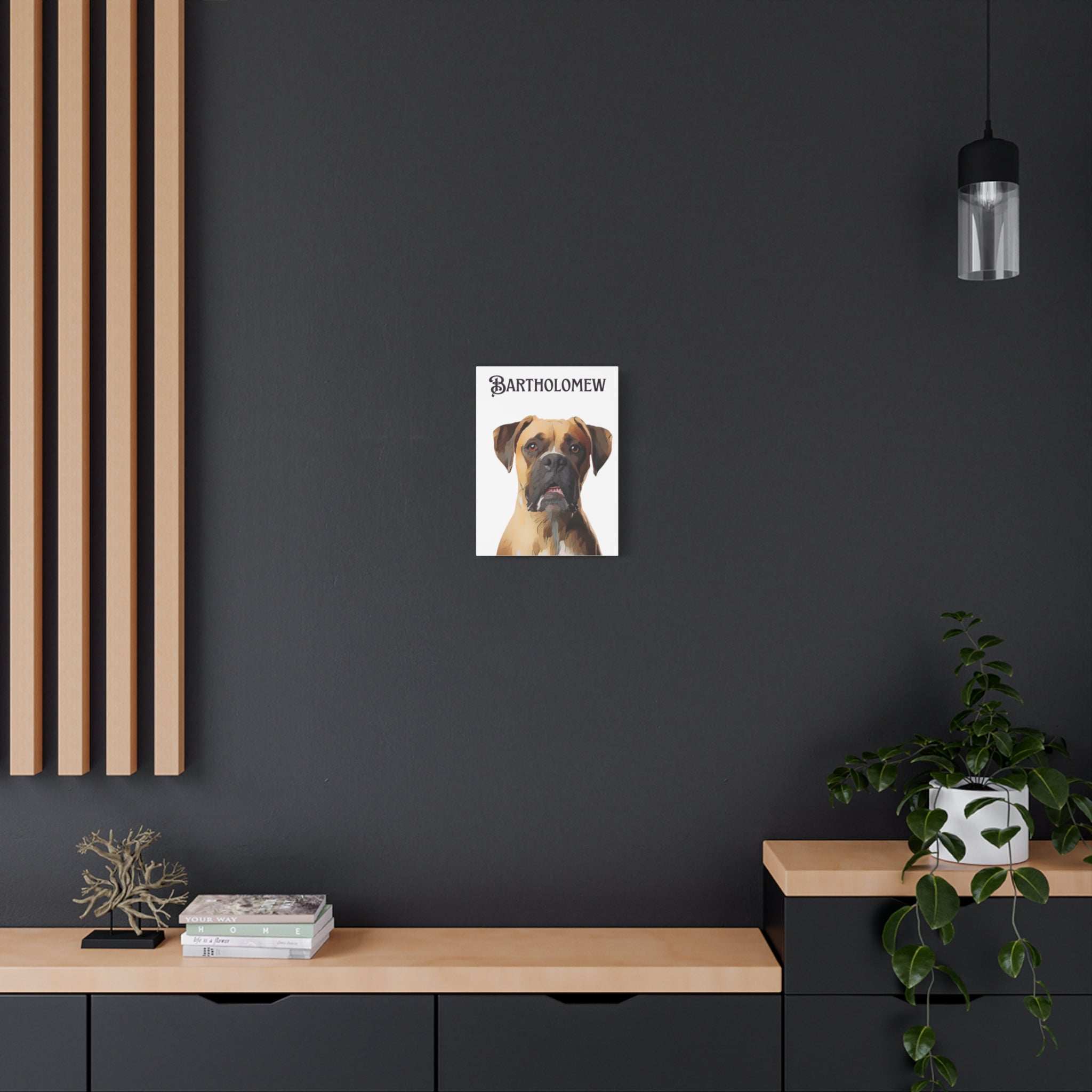 PAW-sonalized White Canvas Print | Upload Photo~Choose size