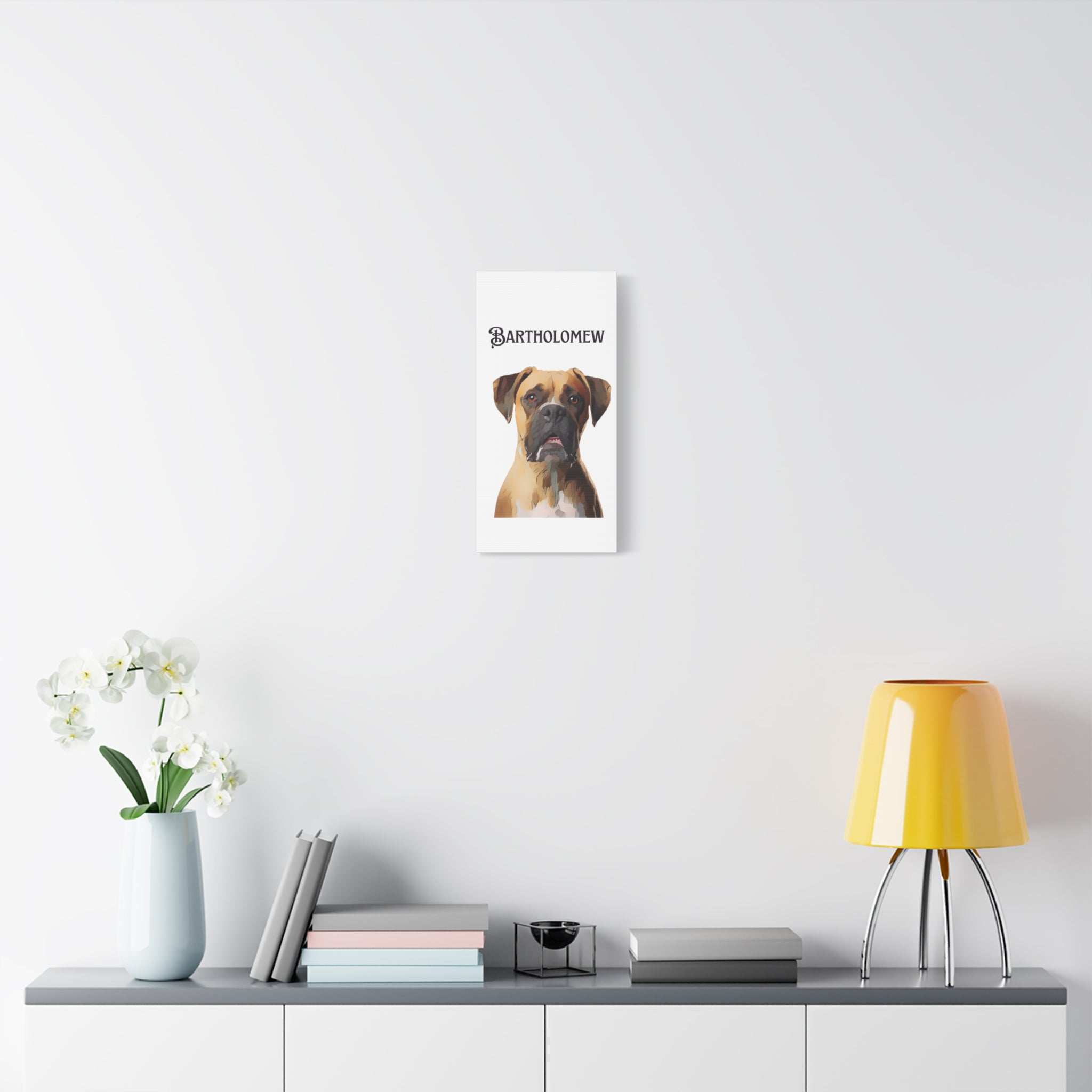 PAW-sonalized White Canvas Print | Upload Photo~Choose size