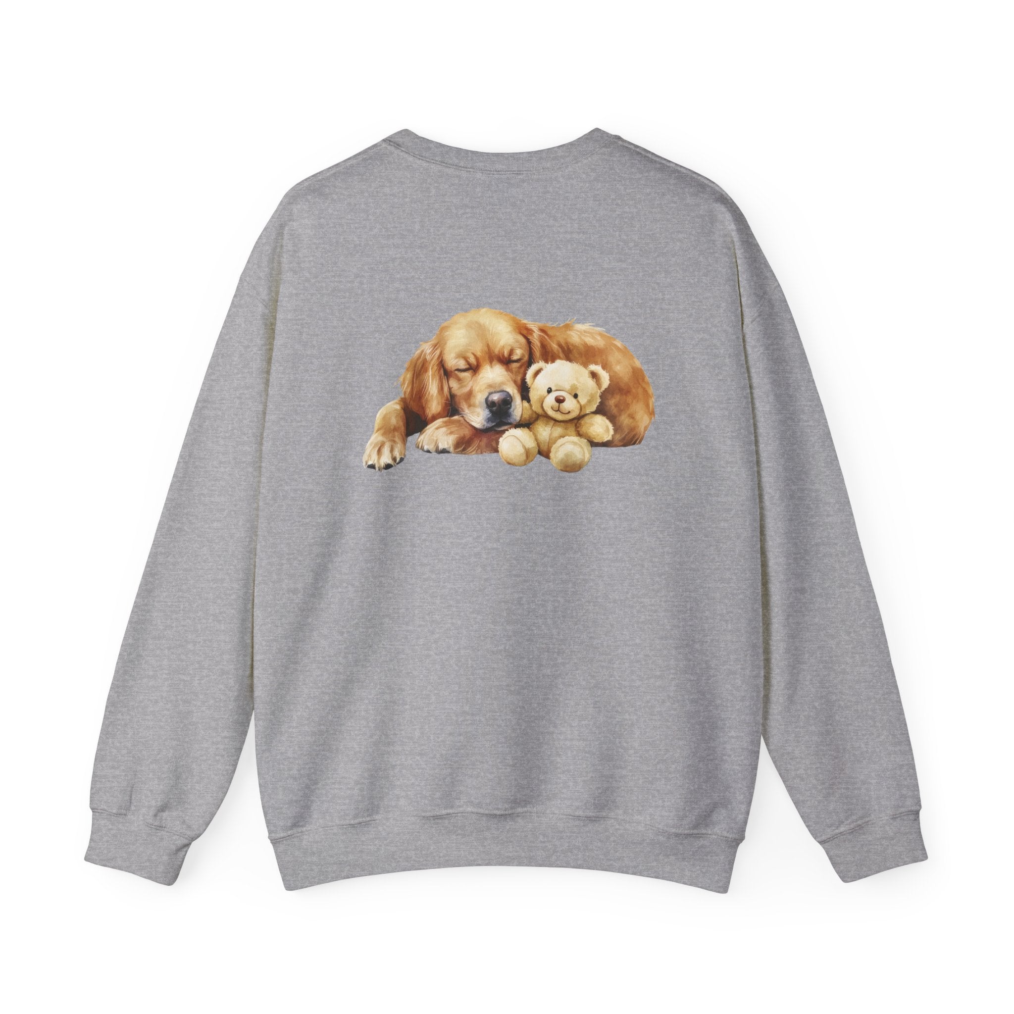 Baby Golden Retriever Crewneck - Nap with Teddy Bear