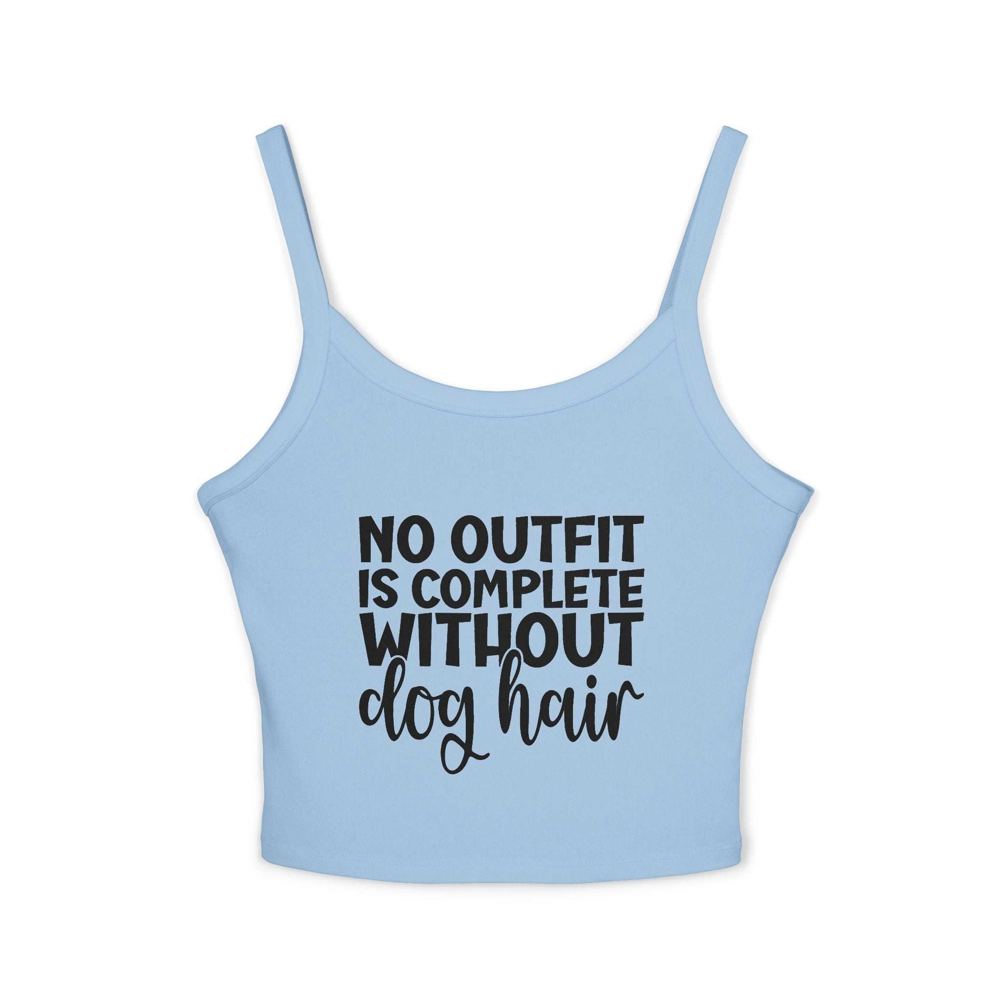 Funny Dog Hair Love Women's Spaghetti Strap Tank Top