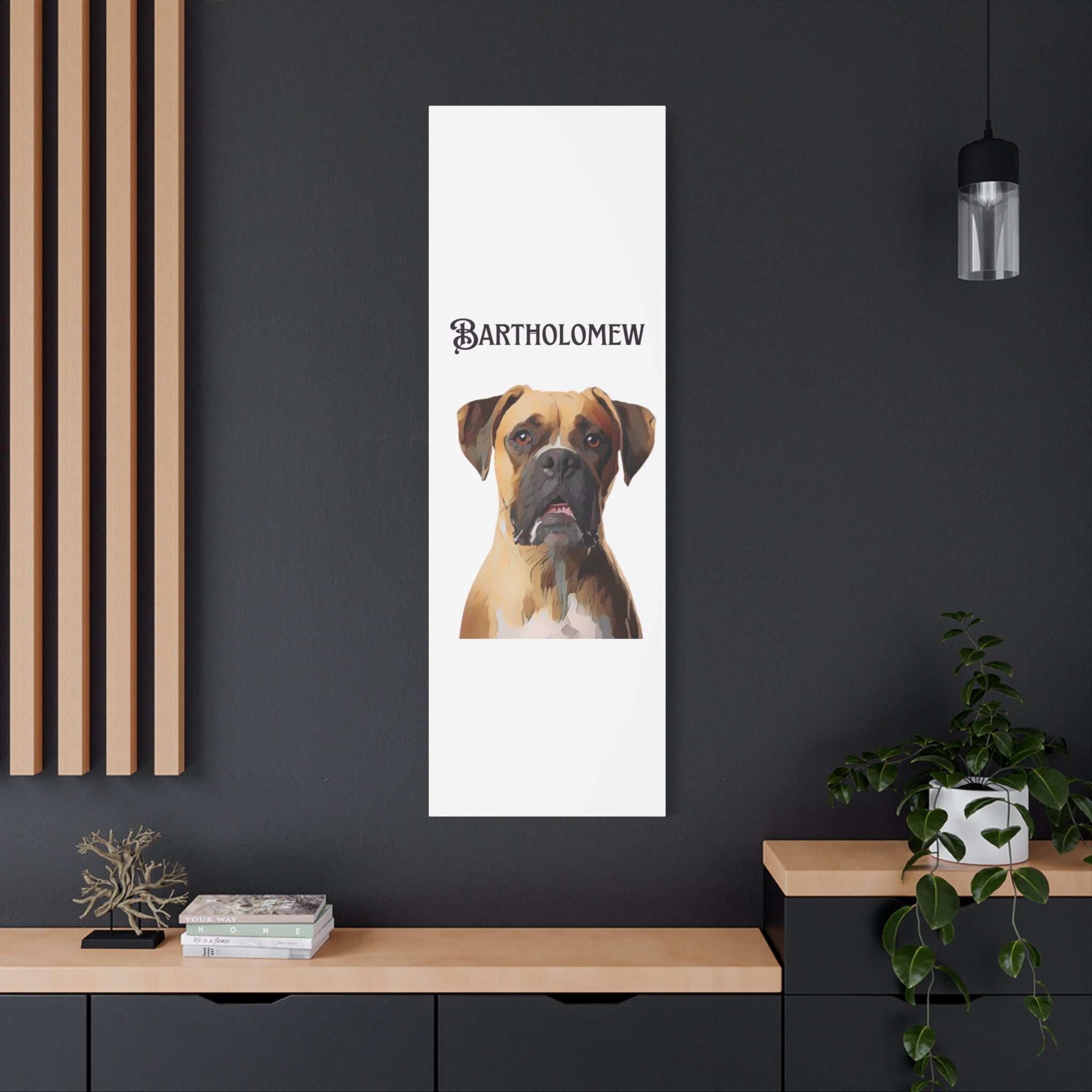 PAW-sonalized White Canvas Print | Upload Photo~Choose size