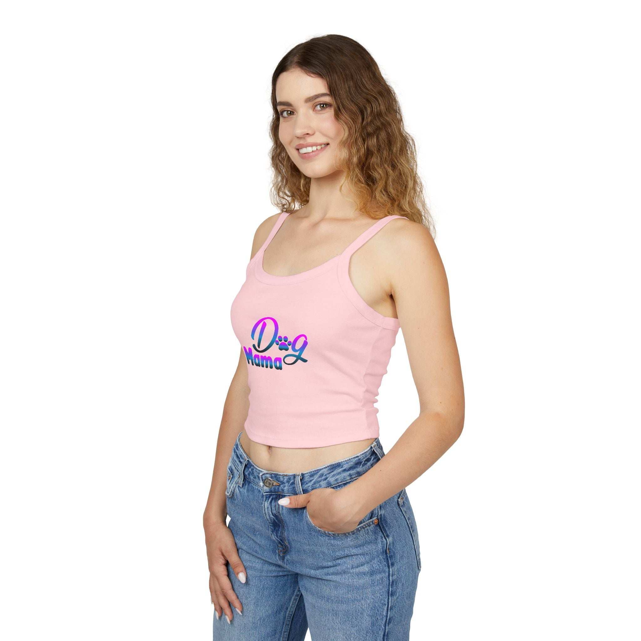 Dog Mama - Spaghetti Strap Tank Top