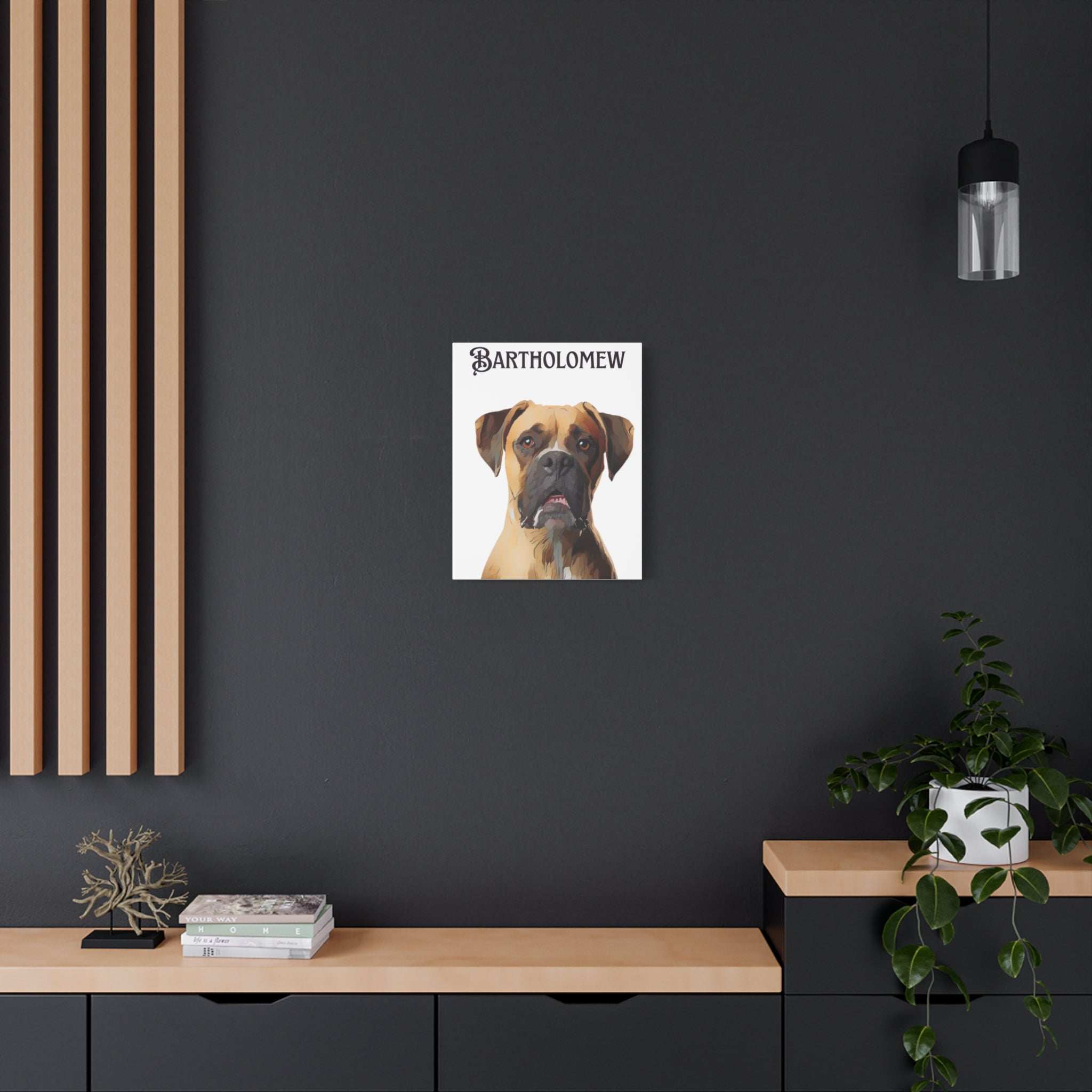 PAW-sonalized White Canvas Print | Upload Photo~Choose size