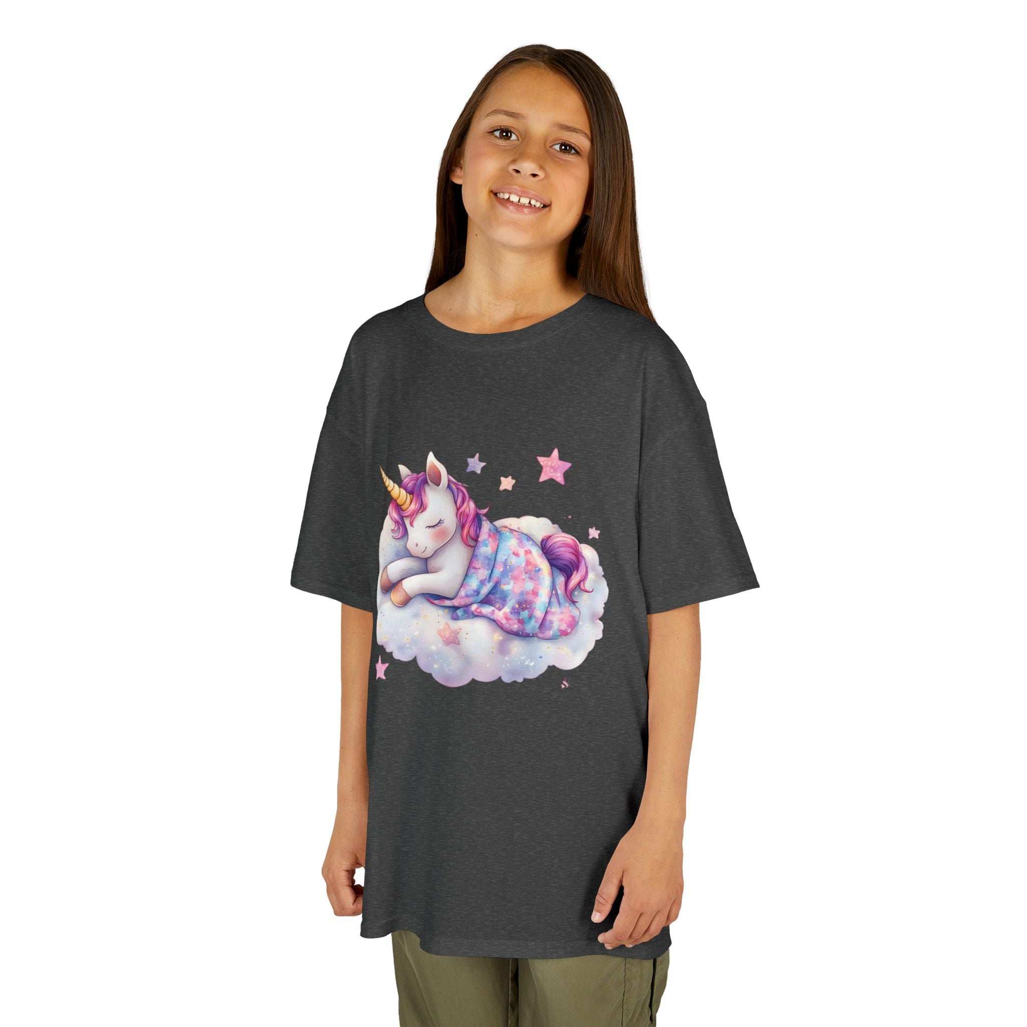 Dreamy Unicorn Kids Heavy Cotton Tee - Cute & Cozy for Everyday Adventures