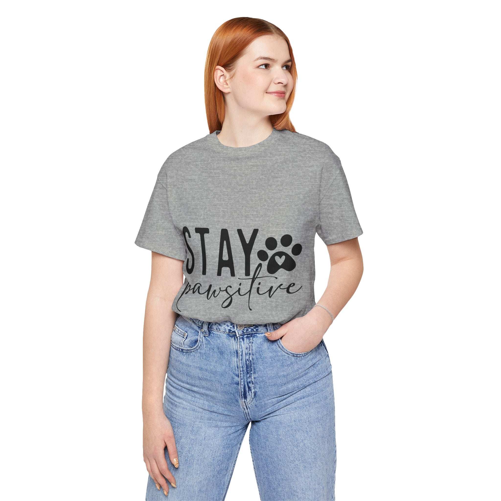 Stay Pawsitive Unisex Tee