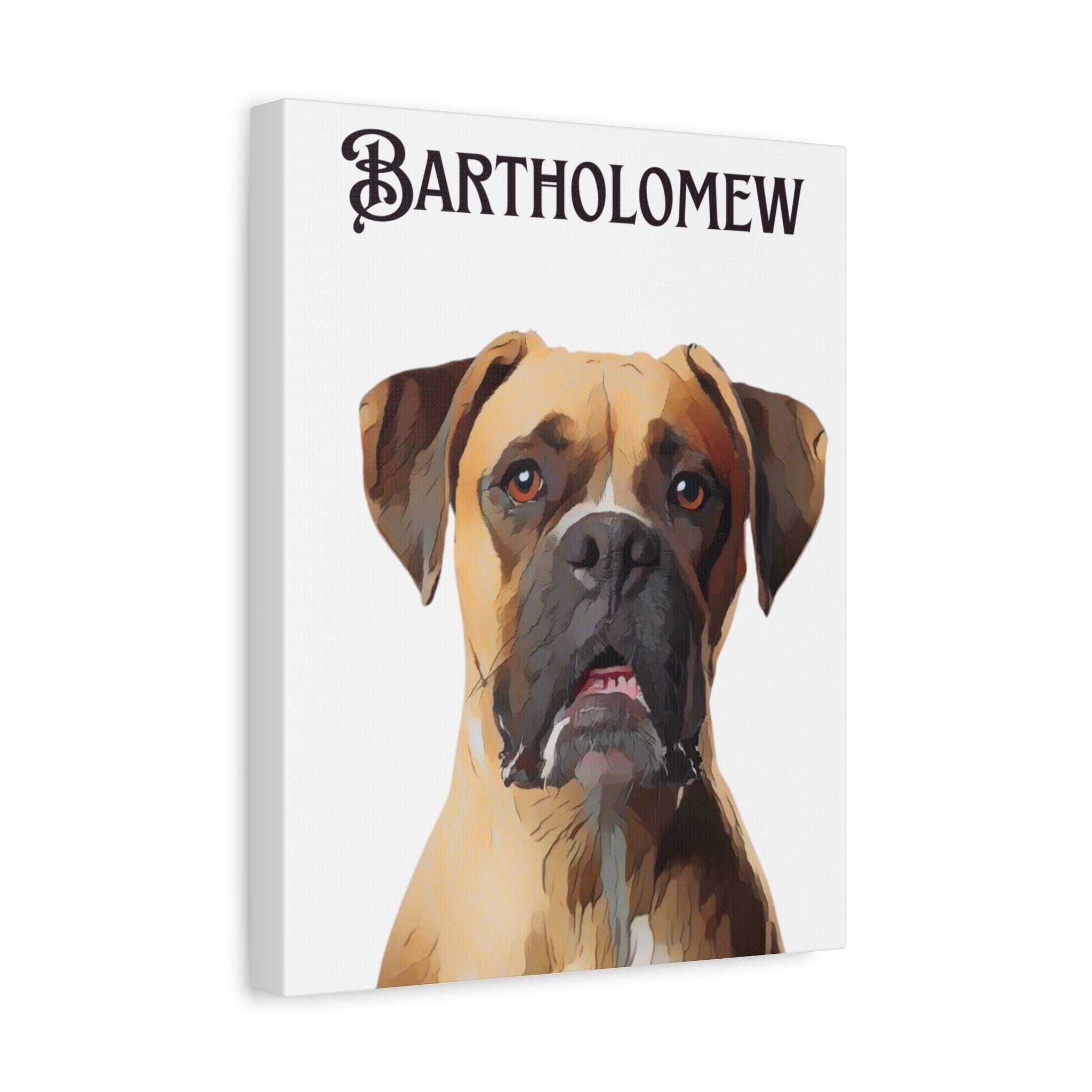 PAW-sonalized White Canvas Print | Upload Photo~Choose size