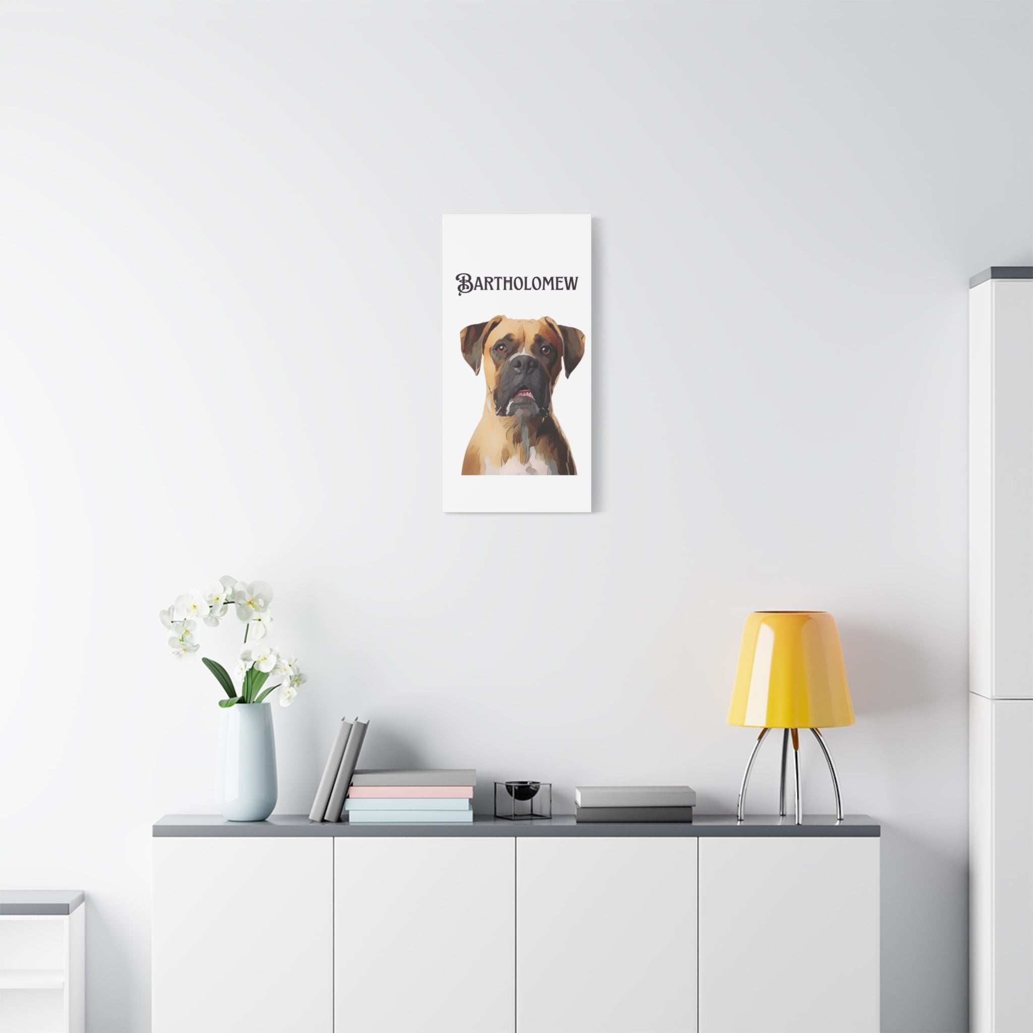 PAW-sonalized White Canvas Print | Upload Photo~Choose size