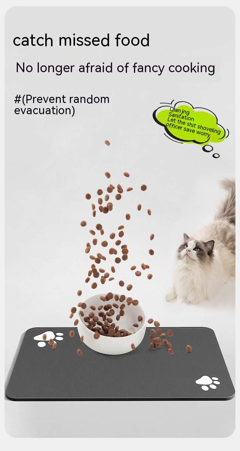 Pet Feeding Mat for Dogs and Cats - Washable And Reusable Placemat