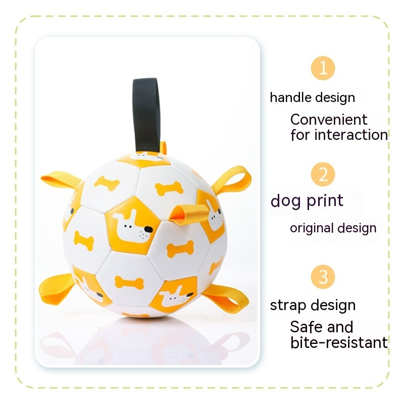 Dog Soccer Ball - Interactive Toy with Cute Prints