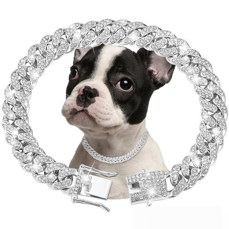 Stylish Cuban Link Chain for Small, Medium, and Large Dogs and Cats