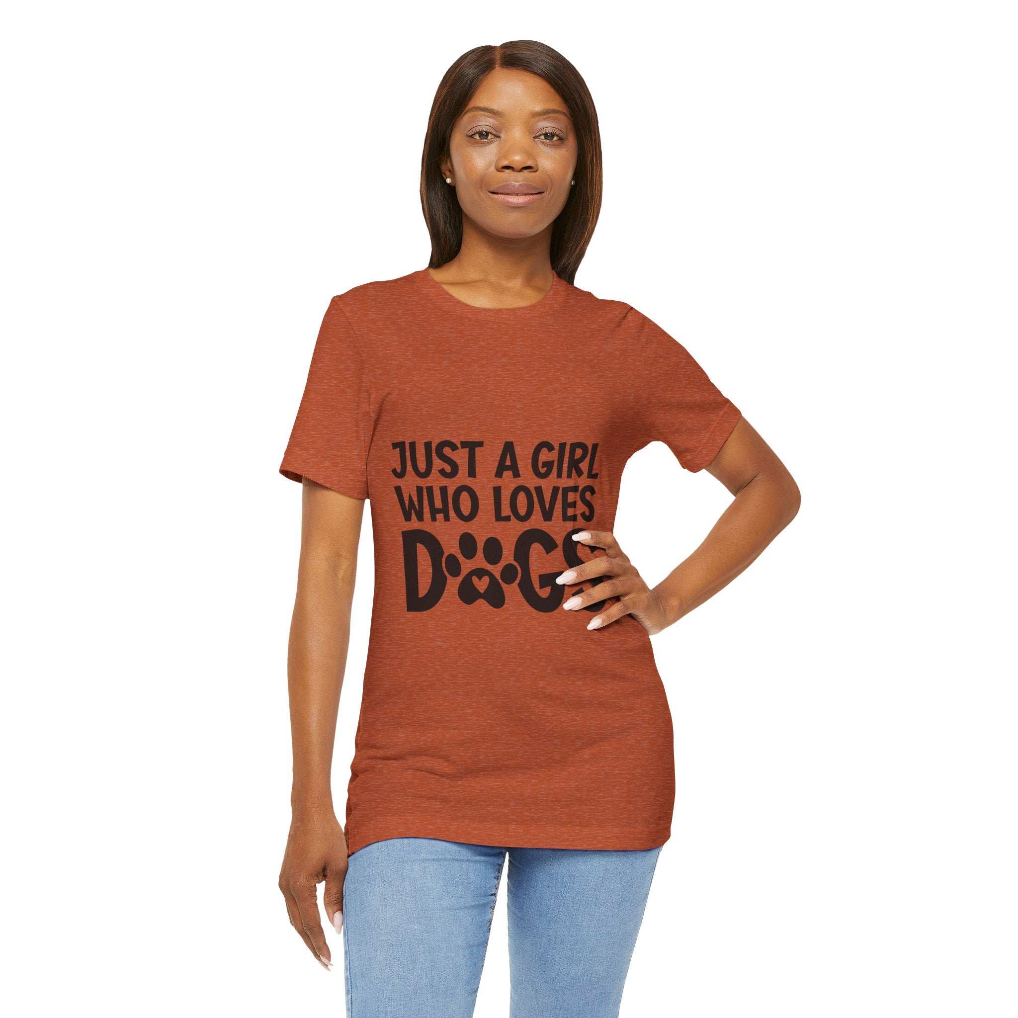 Dog Lover Unisex Tee - Just a Girl Who Loves Dogs