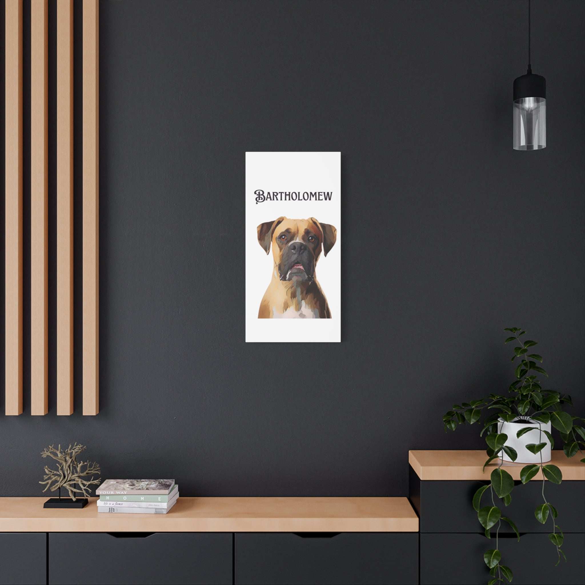 PAW-sonalized White Canvas Print | Upload Photo~Choose size