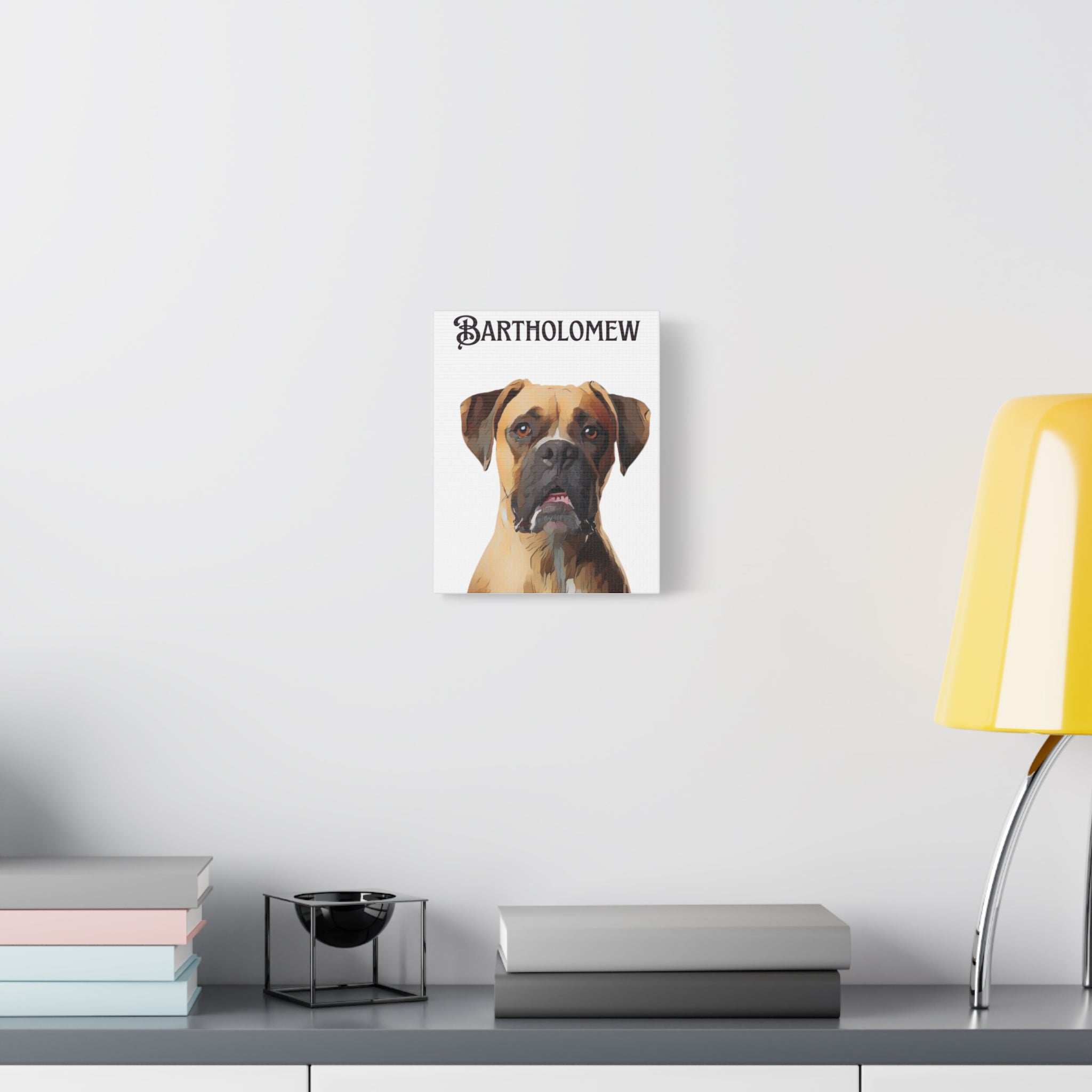 PAW-sonalized White Canvas Print | Upload Photo~Choose size