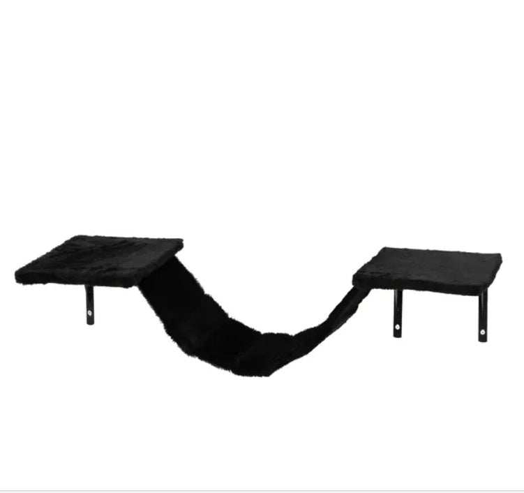 5 Pcs Wall Mounted Cat Climber Set Floating Cat Shelves And Perches Cat Activity Tree With Scratching Posts Modern Cat Furniture