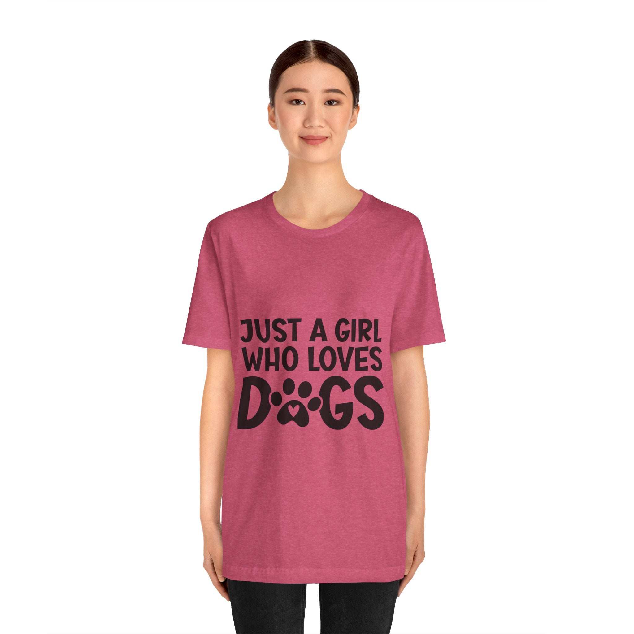Dog Lover Unisex Tee - Just a Girl Who Loves Dogs