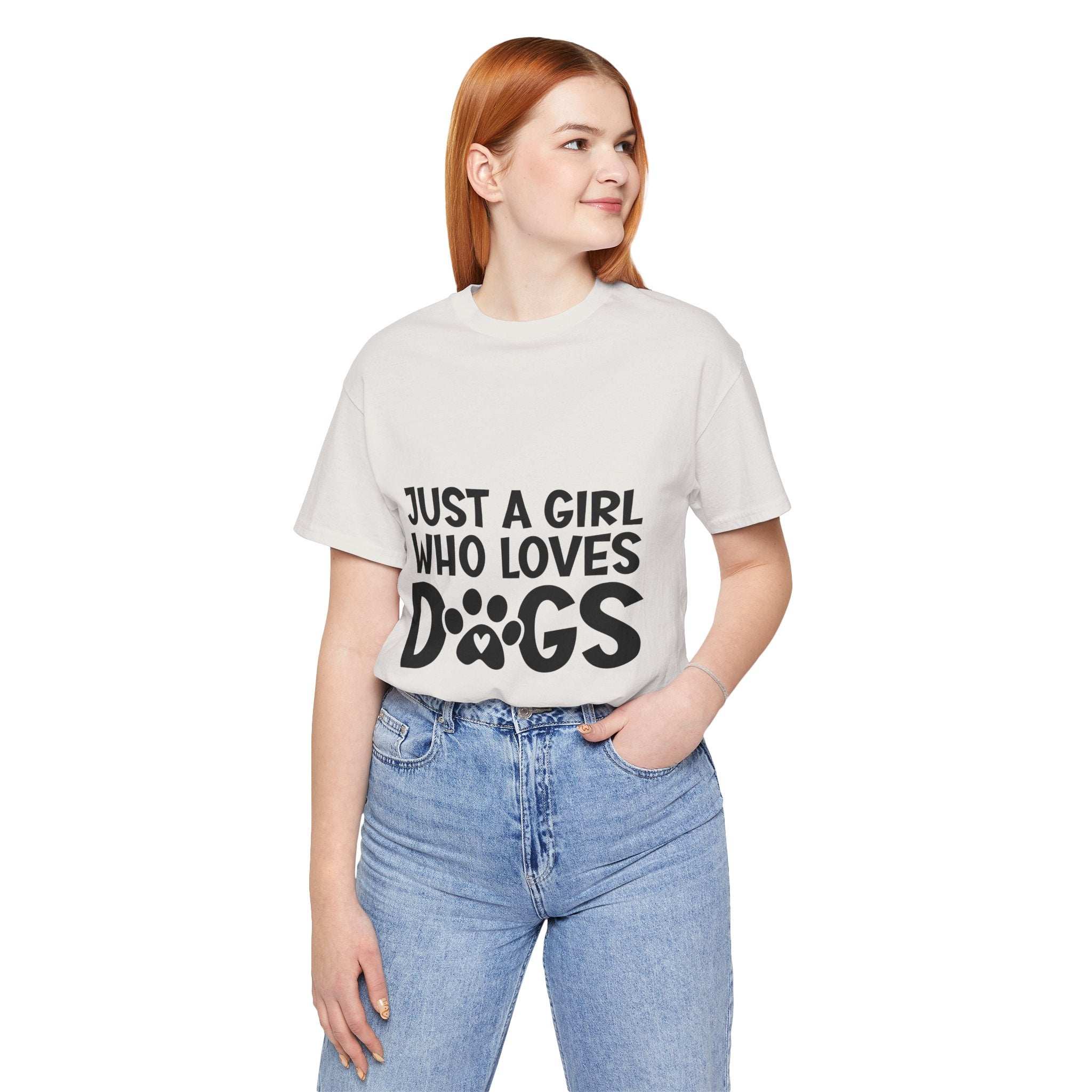 Dog Lover Unisex Tee - Just a Girl Who Loves Dogs