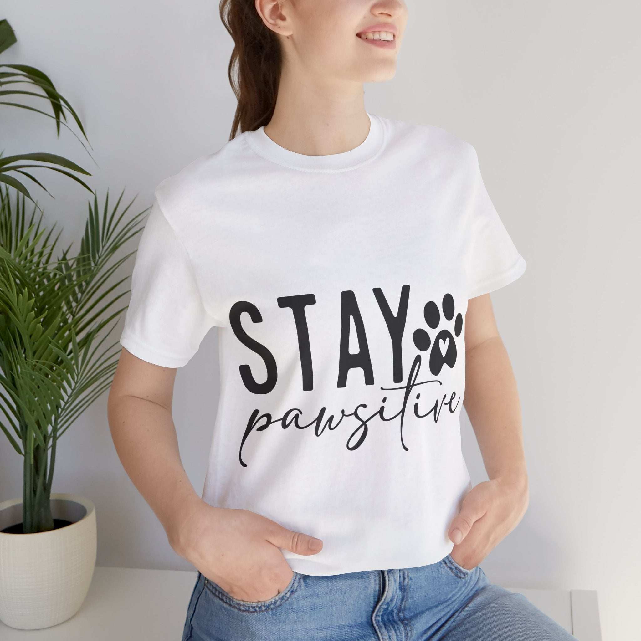 Stay Pawsitive Unisex Tee