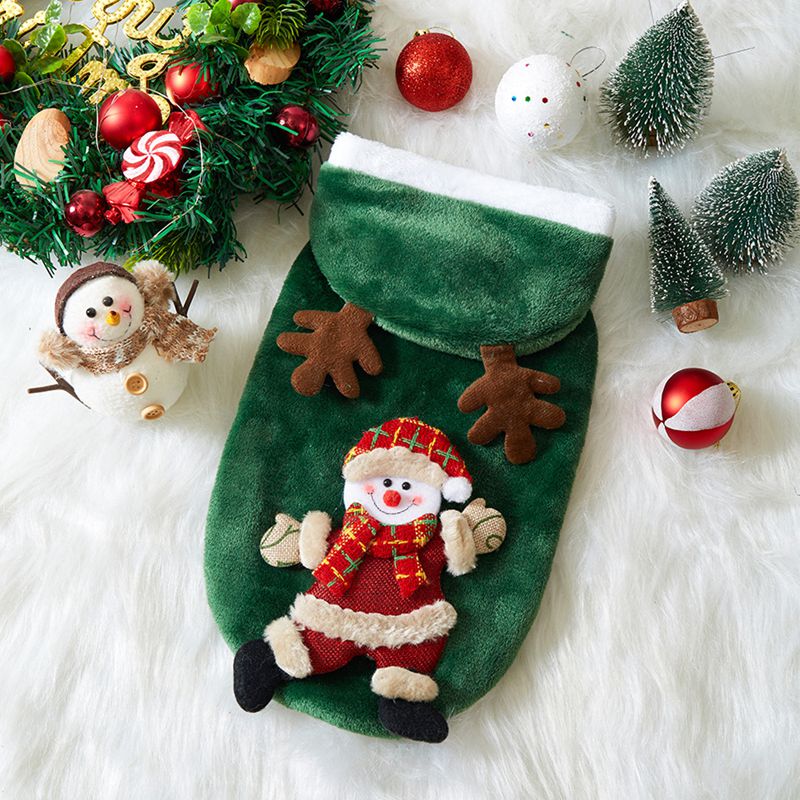 Christmas Dog Hoodie - Festive Flannel Pet Costume