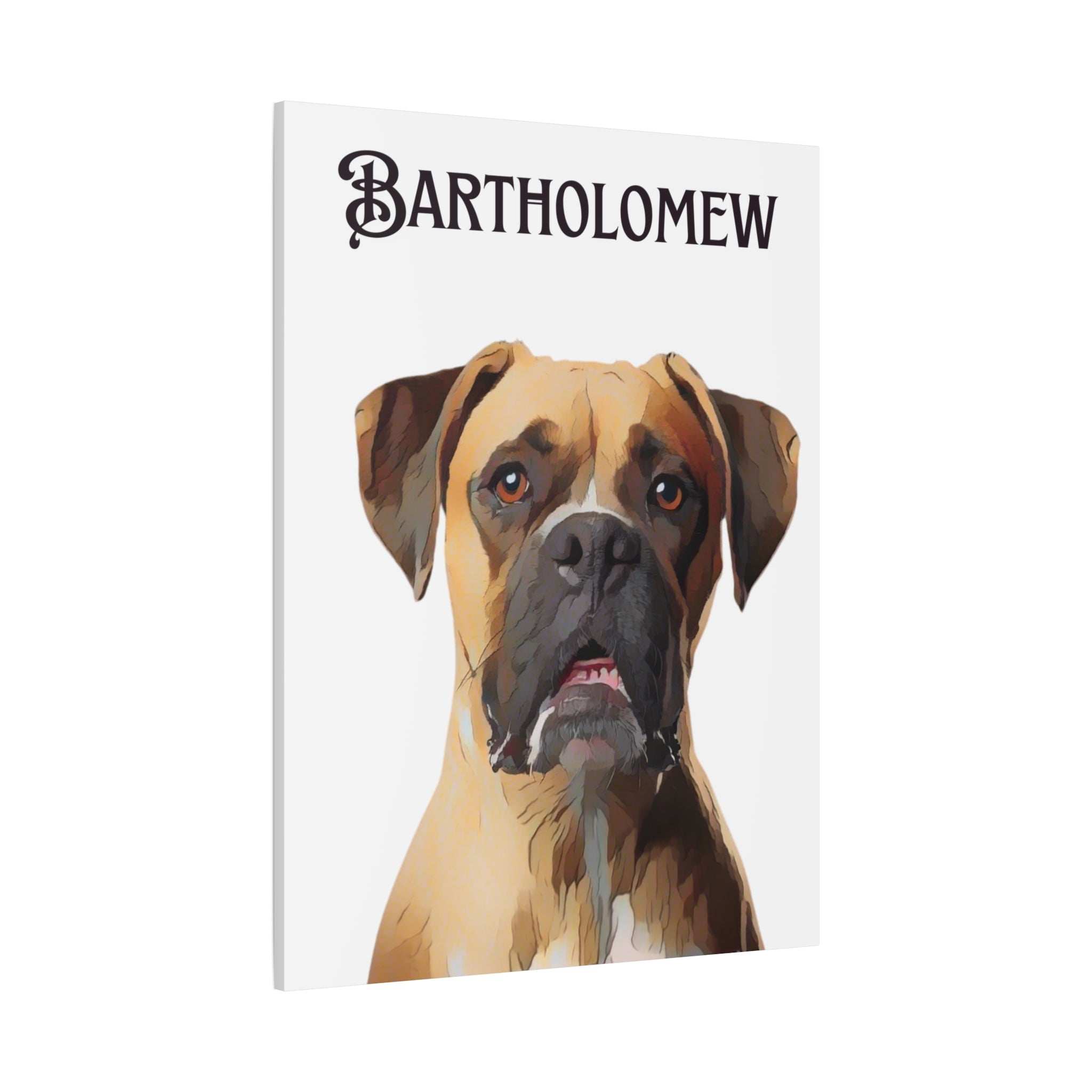 PAW-sonalized White Canvas Print | Upload Photo~Choose size