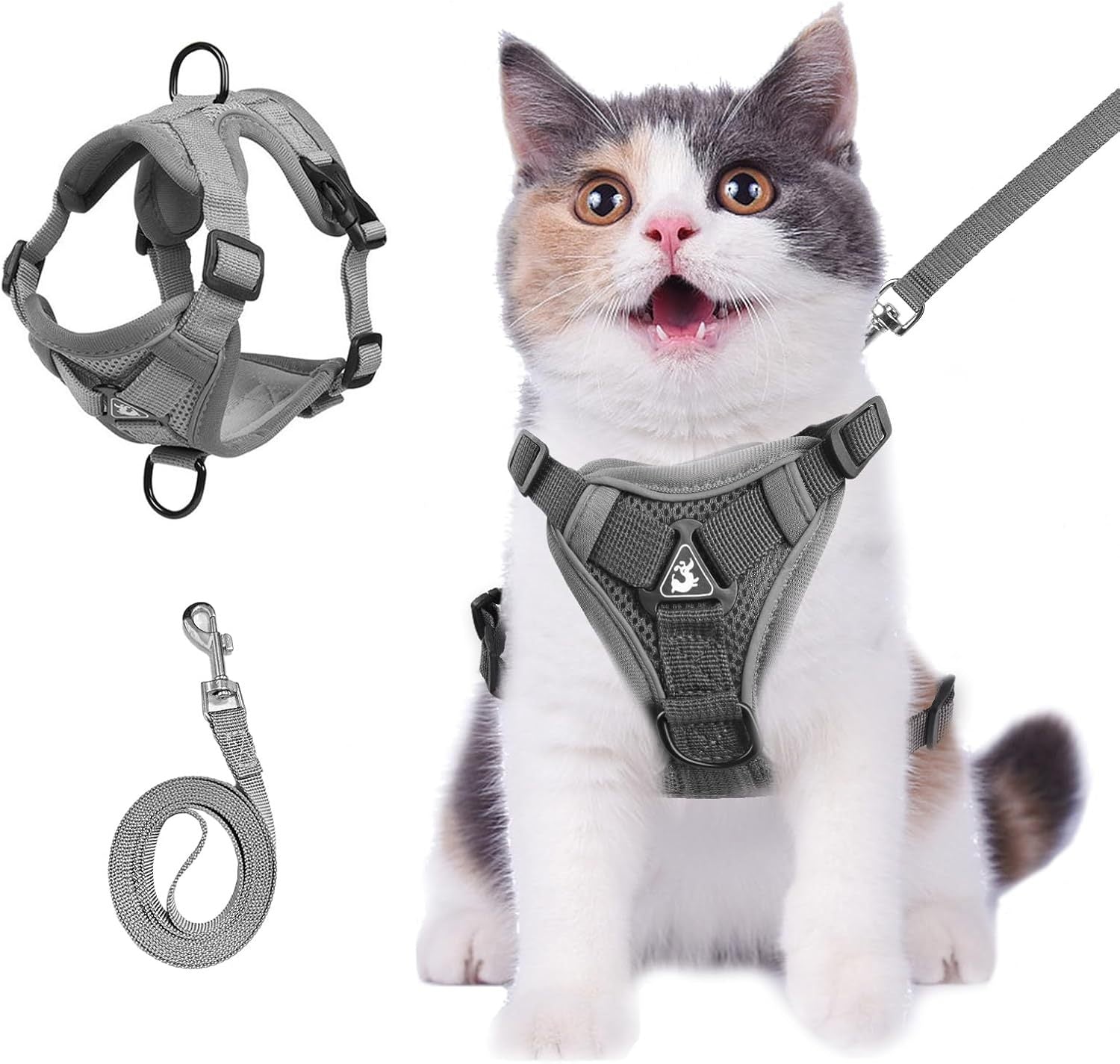 Anti-Escape Cat Harness - Breathable Mesh Leash Set