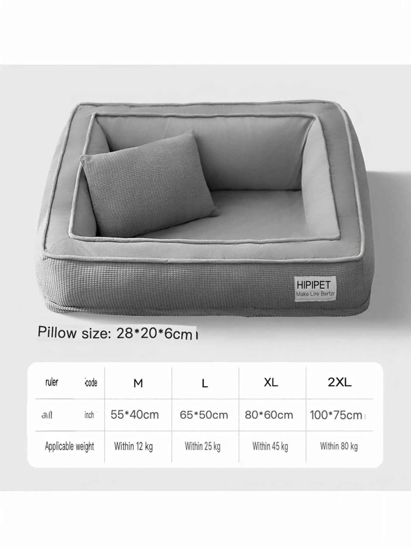 Pet Plush Bolster Bed Semi-Enclosed - Cozy Nest for Cats and Dogs