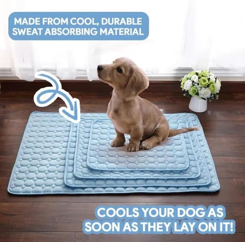 Chill Out: Pet Ice Silk Cooling Pad for Summer Comfort