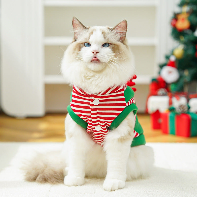 Christmas Reindeer Pet Costume - Dog & Cat Holiday Outfit
