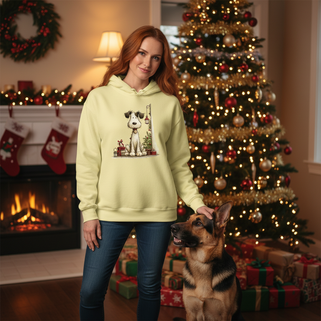 Whimsy Holiday Scene - Comfort Colors Festive Sweatshirt
