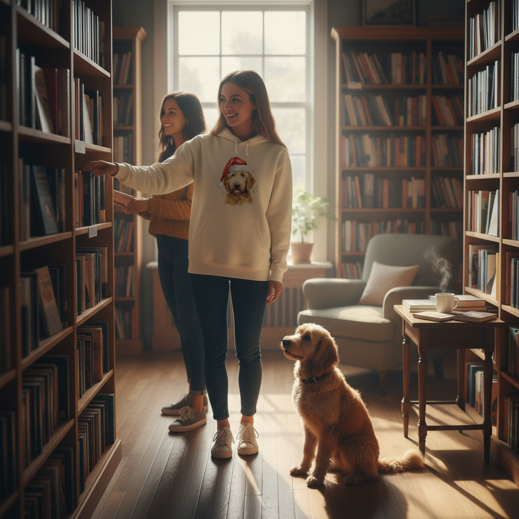 Golden Doodle Hoodie - Comfort Colors Unisex Sweatshirt