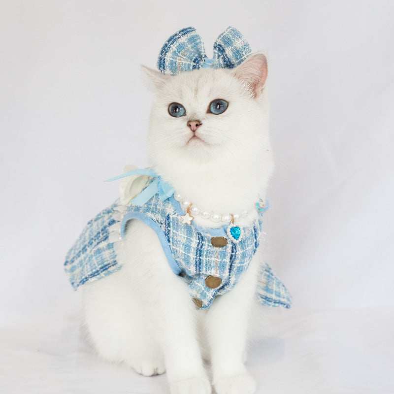 Pet Skirt Cat Fashion Cute Dress