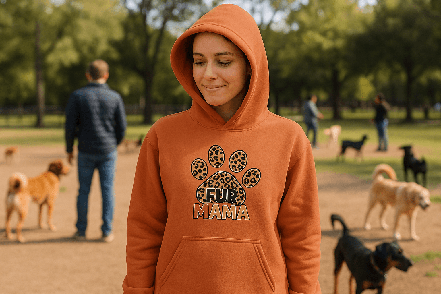 Fur Mama Hoodie Sweatshirt - Pet Lover Style