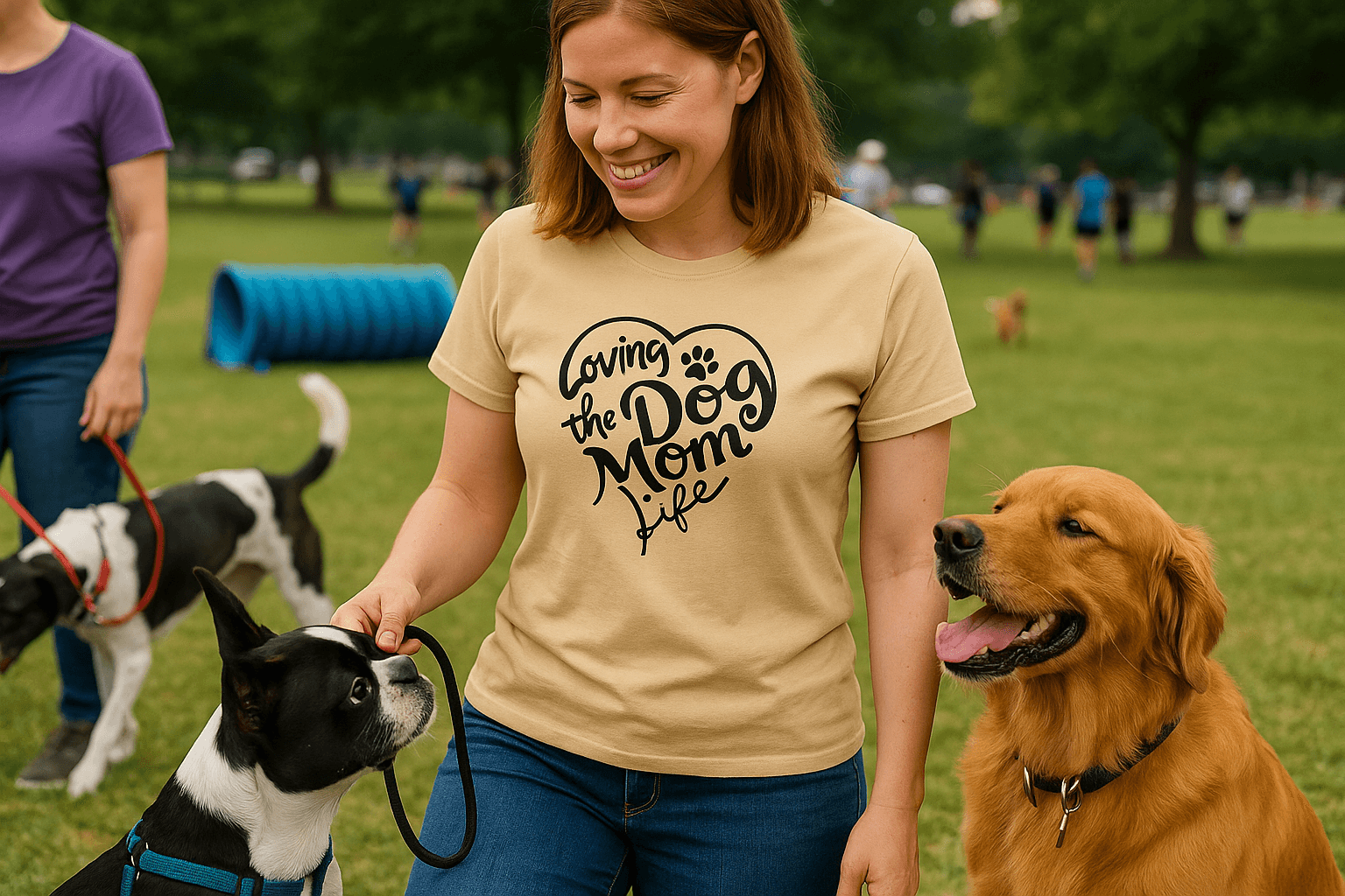 Dog Mom Life T-Shirt - Proud Dog Mother Apparel for All Breeds