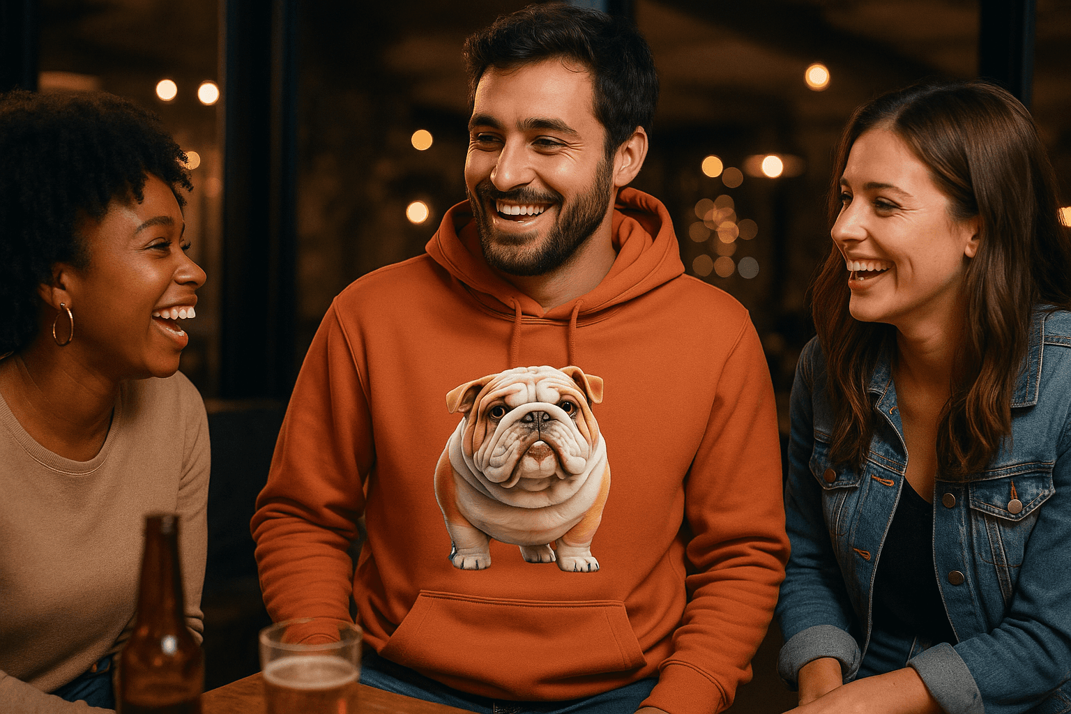 Bulldog Hoodie Sweatshirt - Loyal Companion Comfort