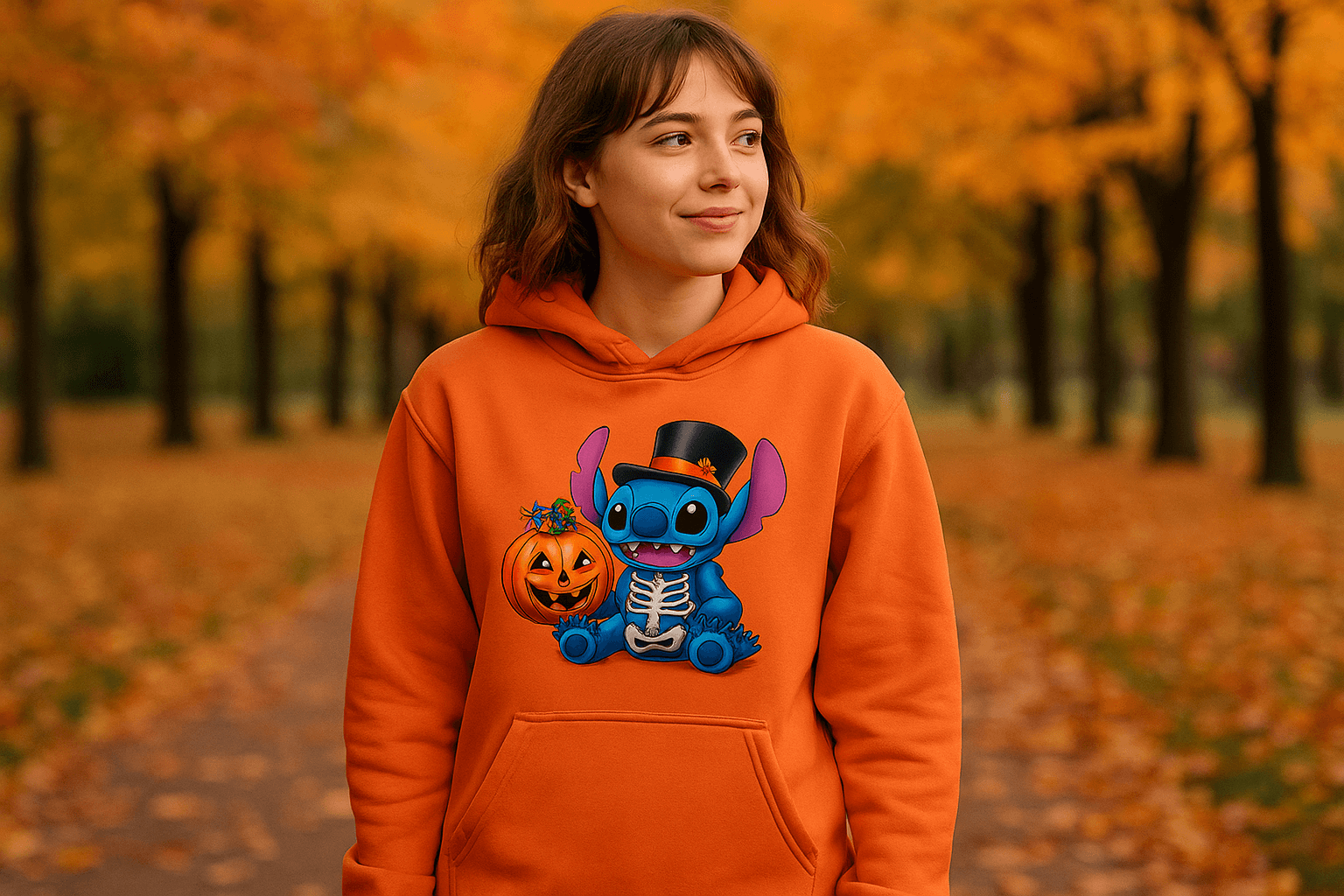 Skele-Stitch Youth Hoodie - Edgy Skeleton Style