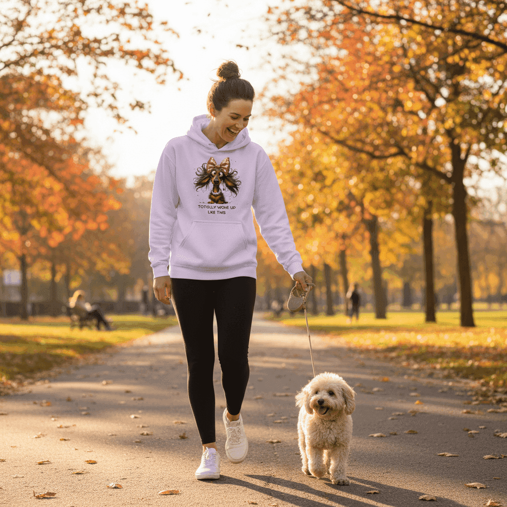 Funny Dog Hoodie - Woke Up Like This Sweatshirt