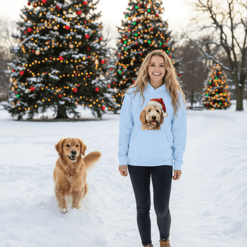 Goldendoodle Holiday Hoodie for Dog Lovers - Cozy Festive Gift