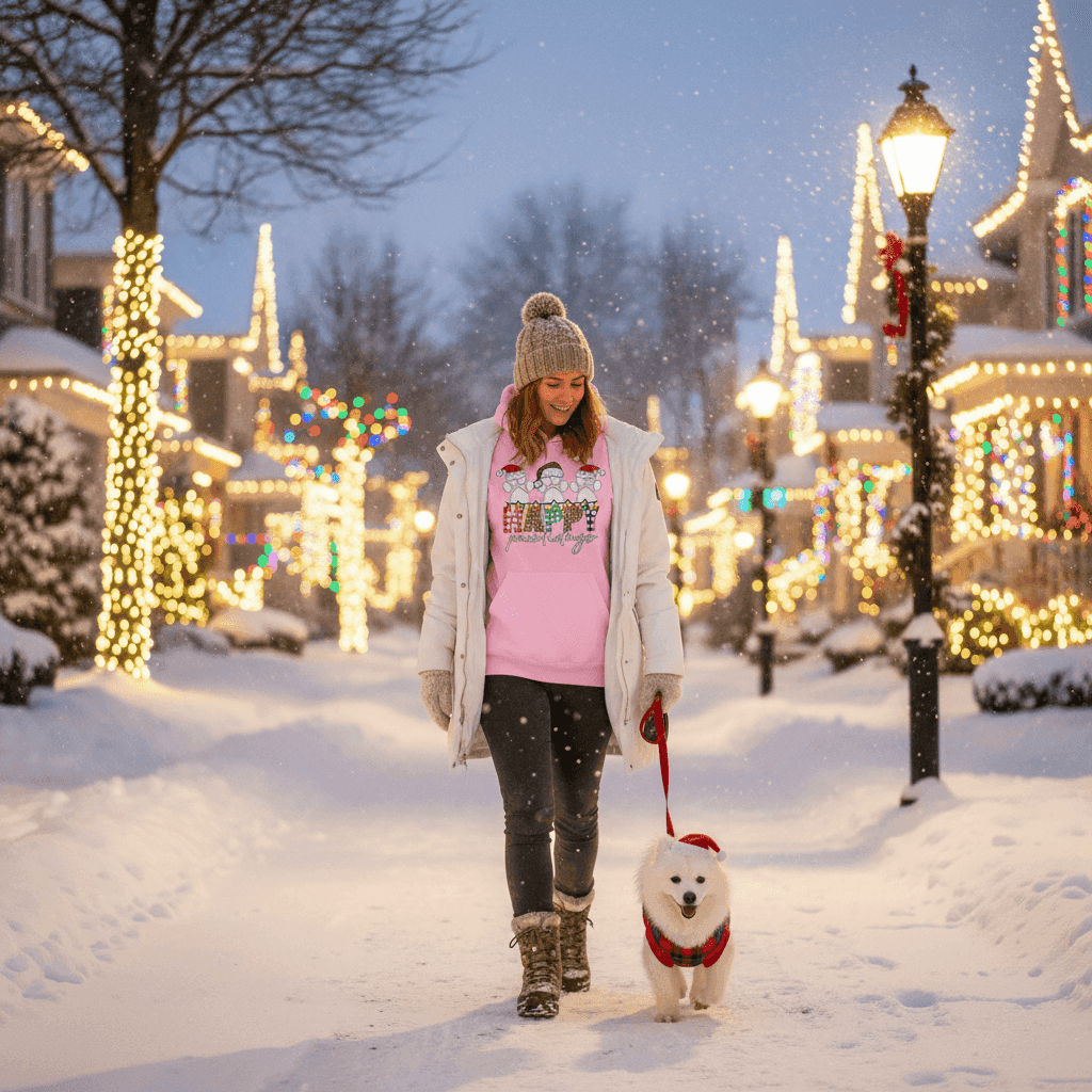 Pawlidays Hoodie - Cute Christmas Pet Lover Sweatshirt