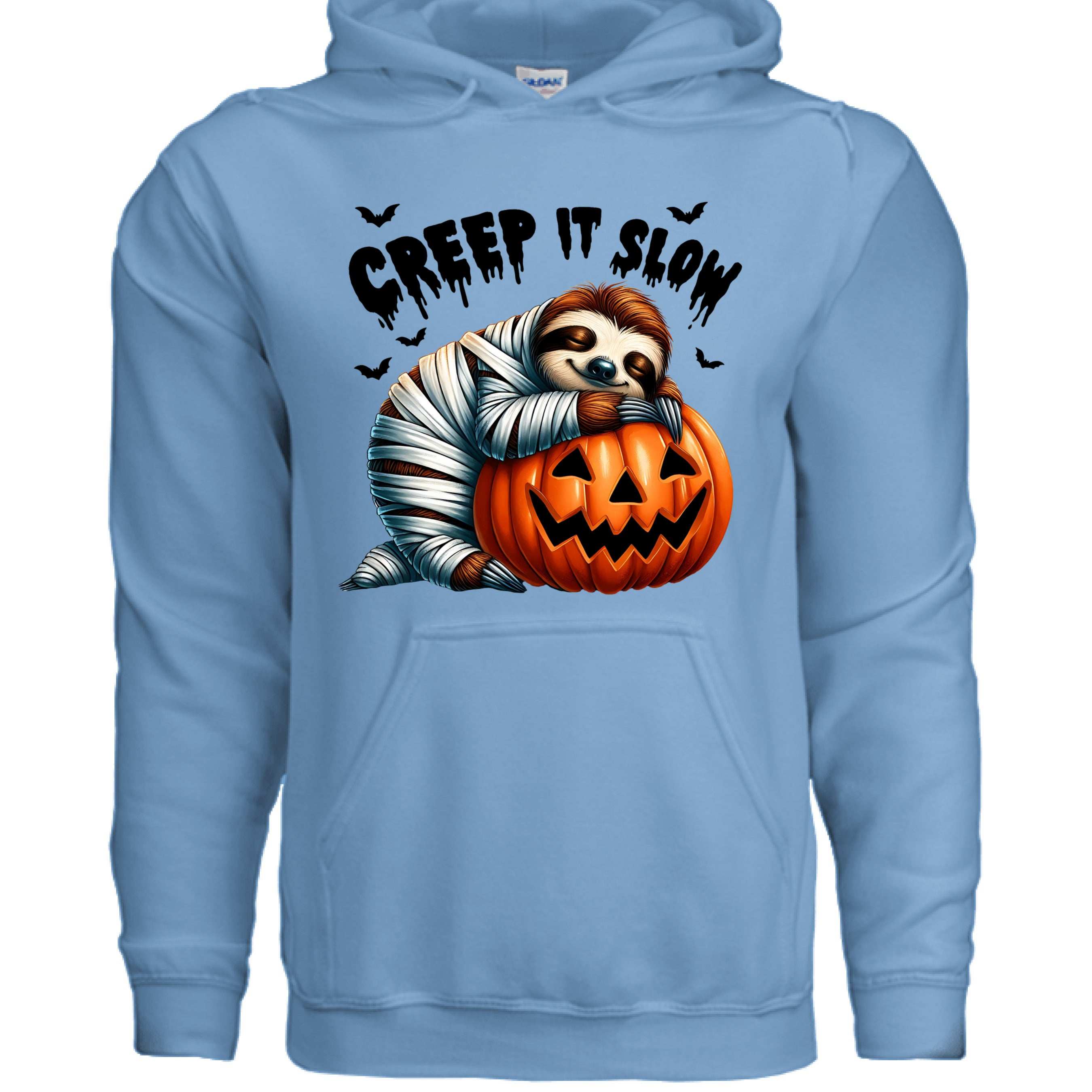 Cute Sloth Pumpkin Halloween Hoodie - Cozy Fall Sweatshirt
