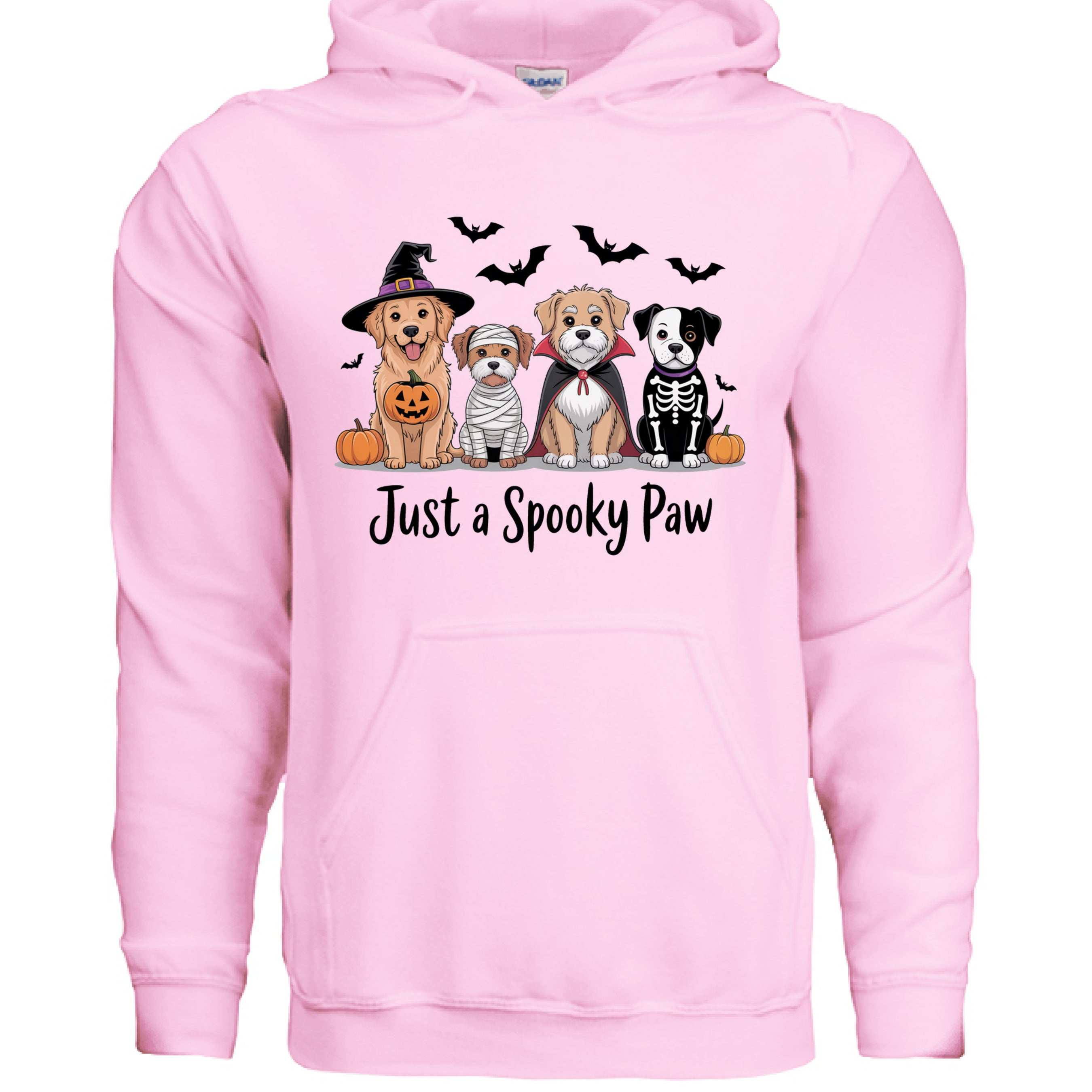 Halloween Just A Spooky Paw Hoodie Sweatshirt