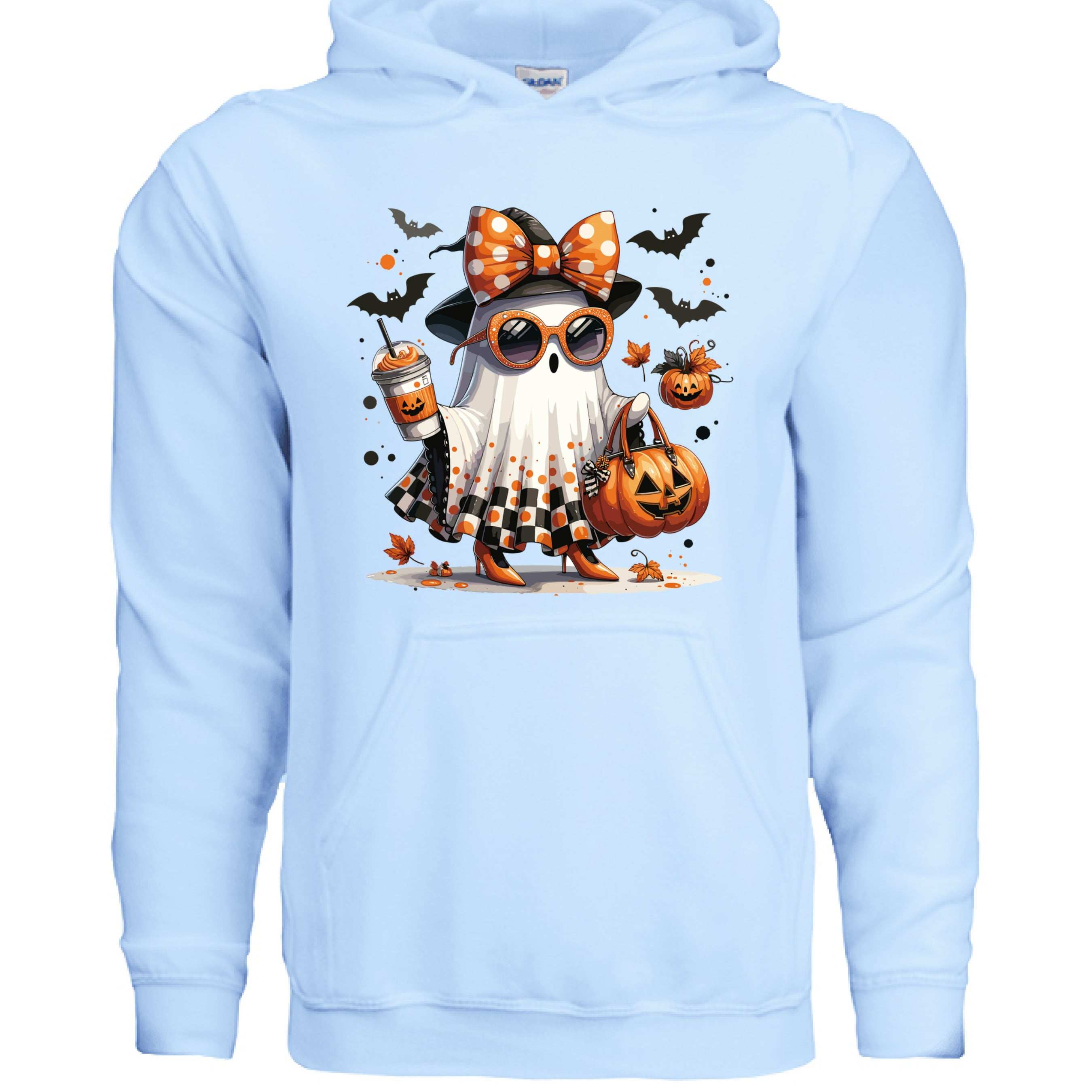 Cute Ghost Halloween Hoodie - Trick or Treat Sweatshirt