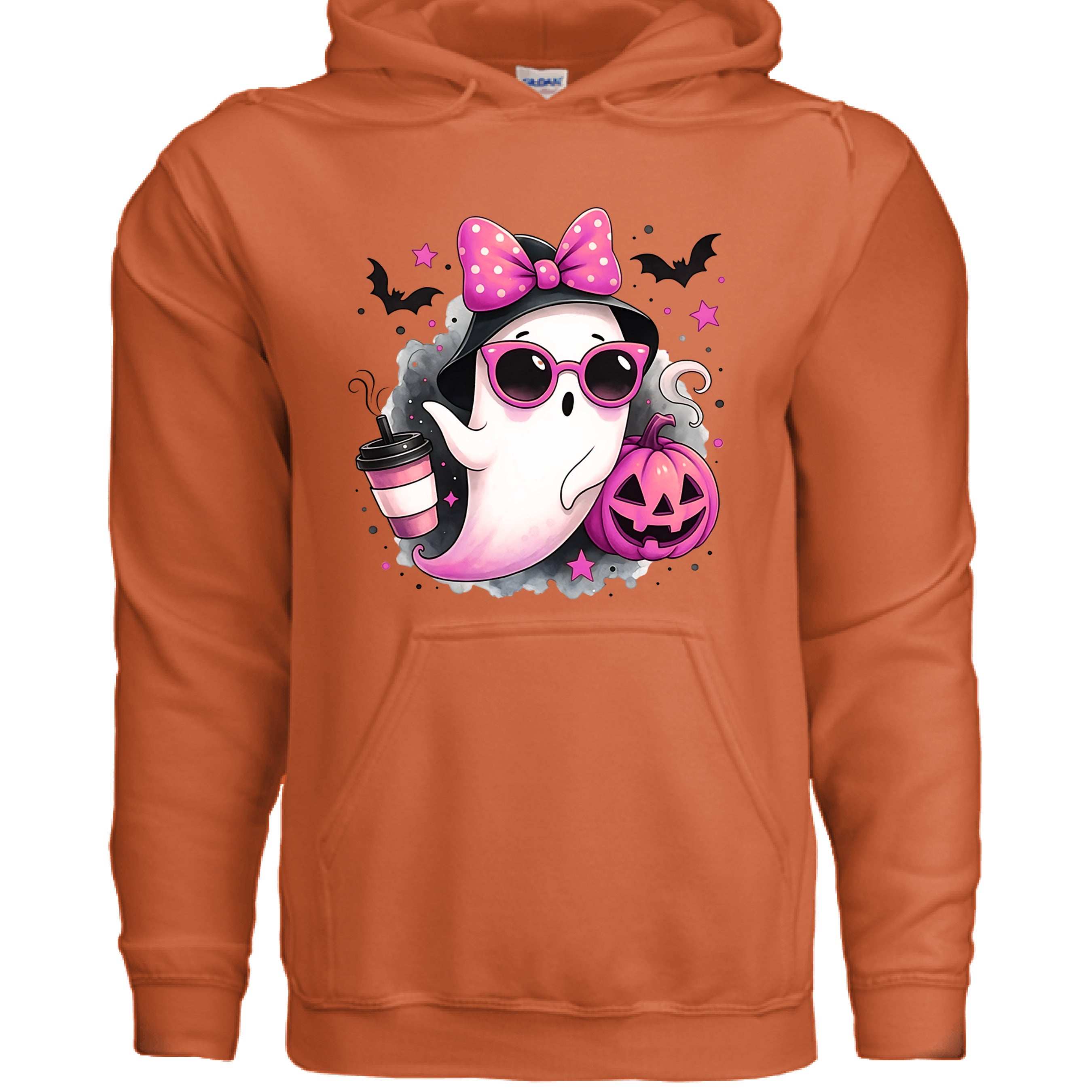 Adorable Ghost Halloween Hoodie - Cute Spooky Sweatshirt