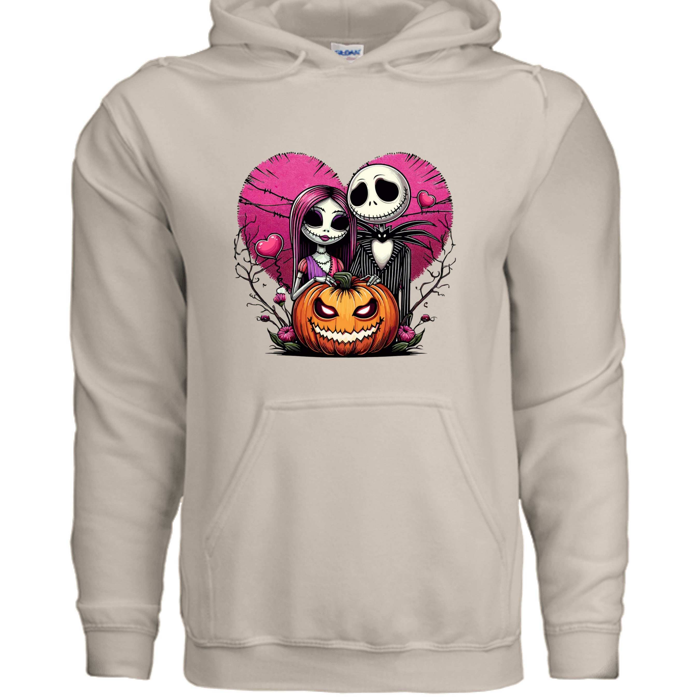 Skelton n Wife Hoodie Sweatshirt - Couples Halloween Style